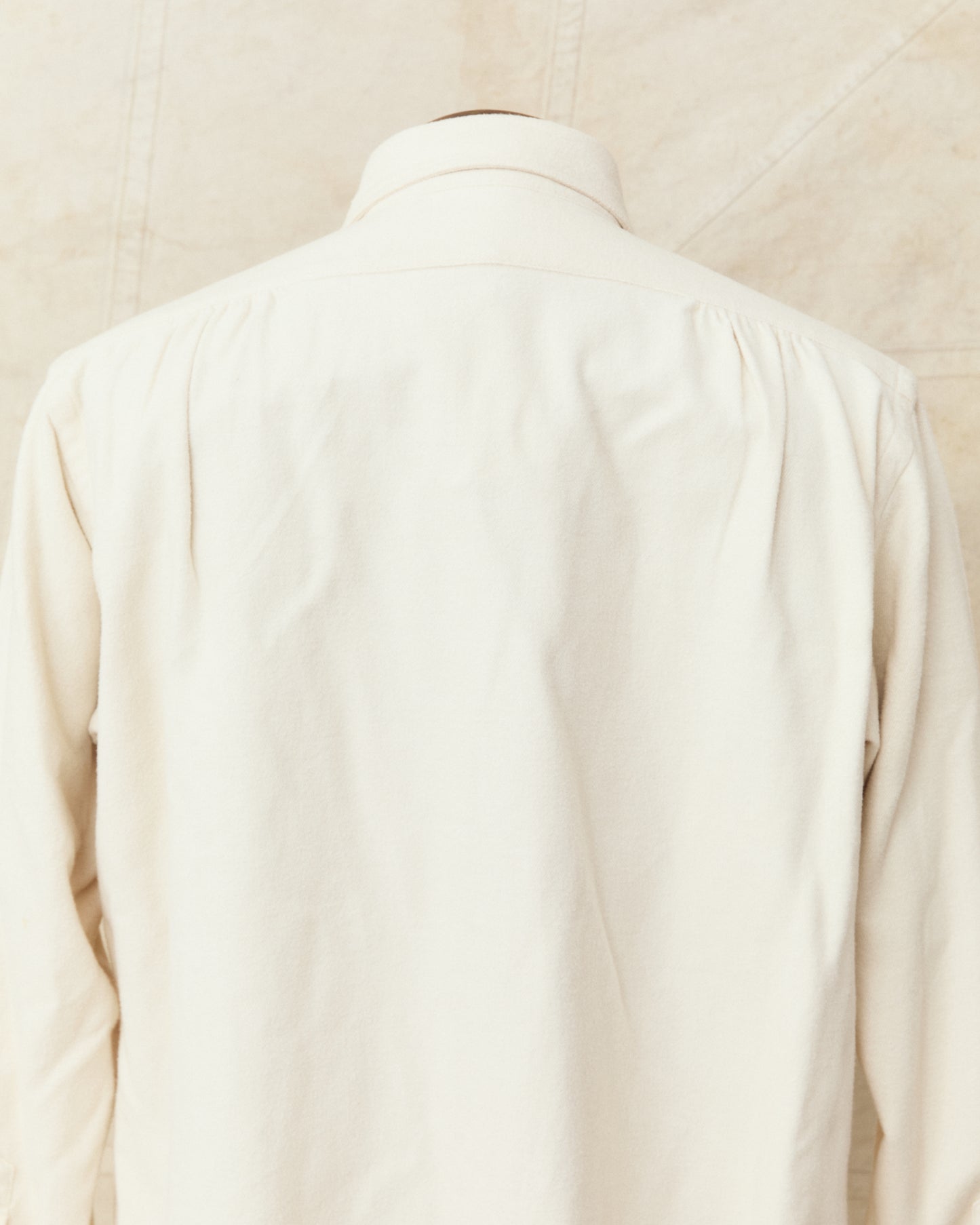 Second Hand MotivMfg Authentic Fit BD Shirt Natural Japanese Cotton Flannel Size 50