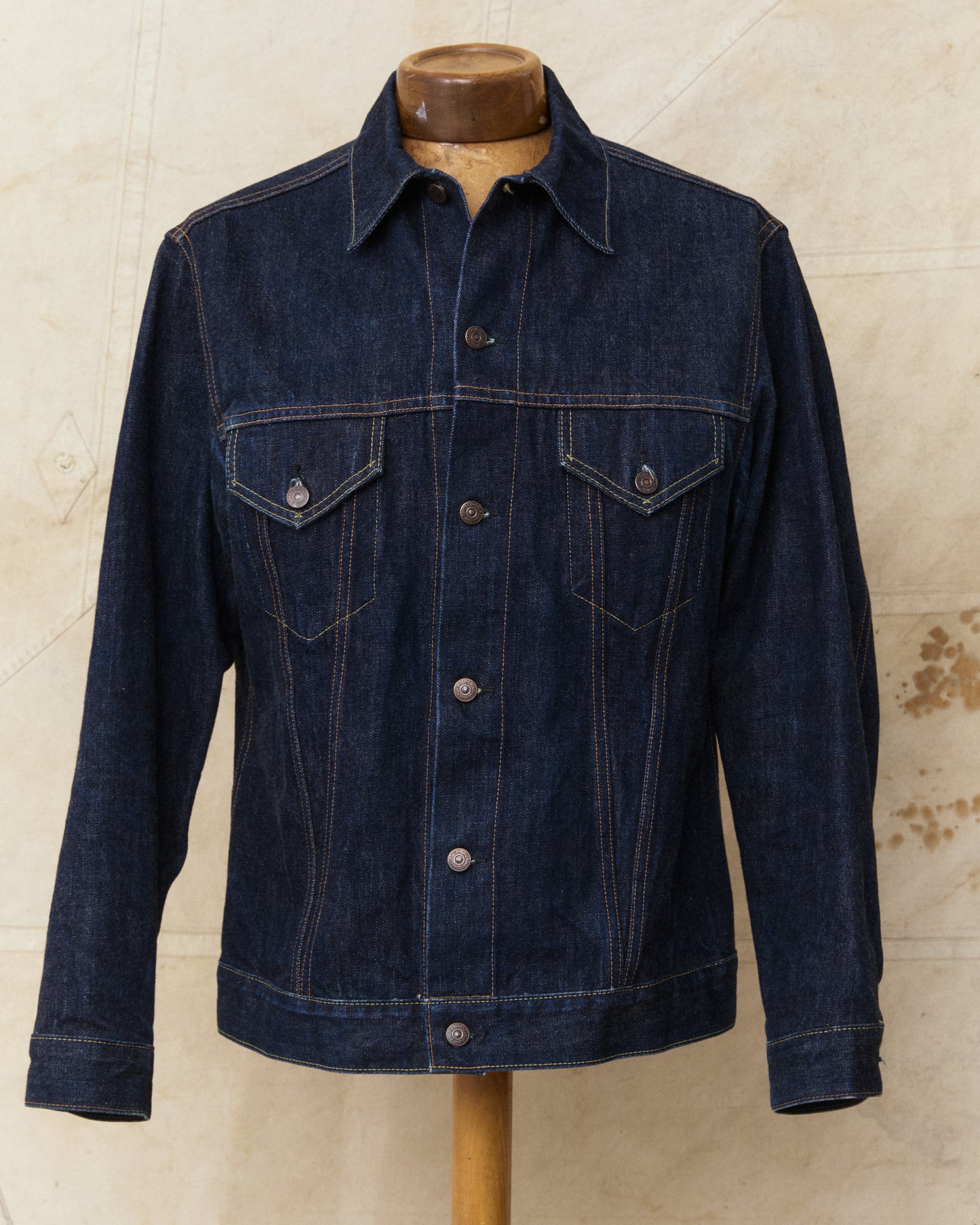 Second Hand Sugar Cane & Co 1962 Type 3 Selvedge Denim Jacket Size 42