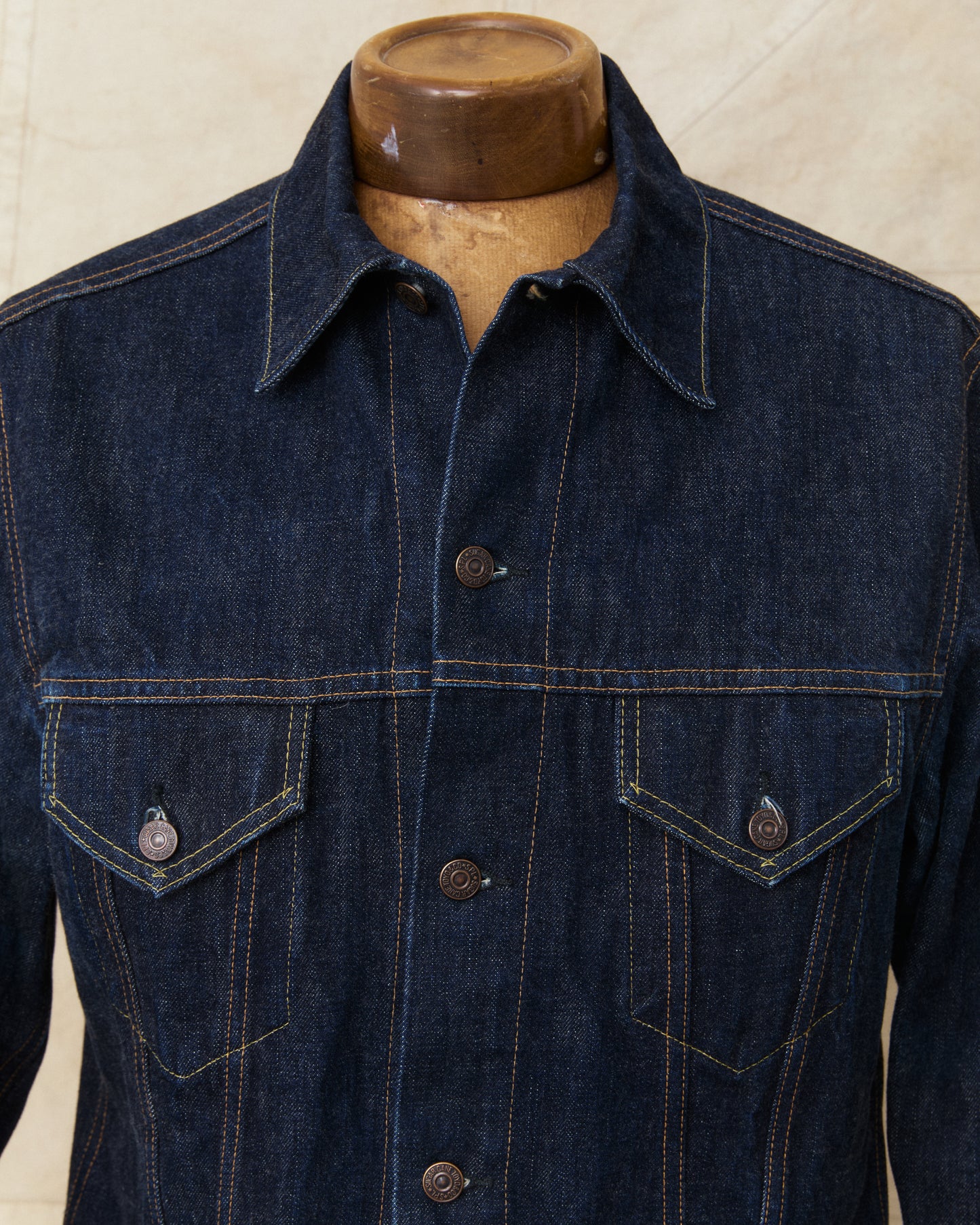 Second Hand Sugar Cane & Co 1962 Type 3 Selvedge Denim Jacket Size 42