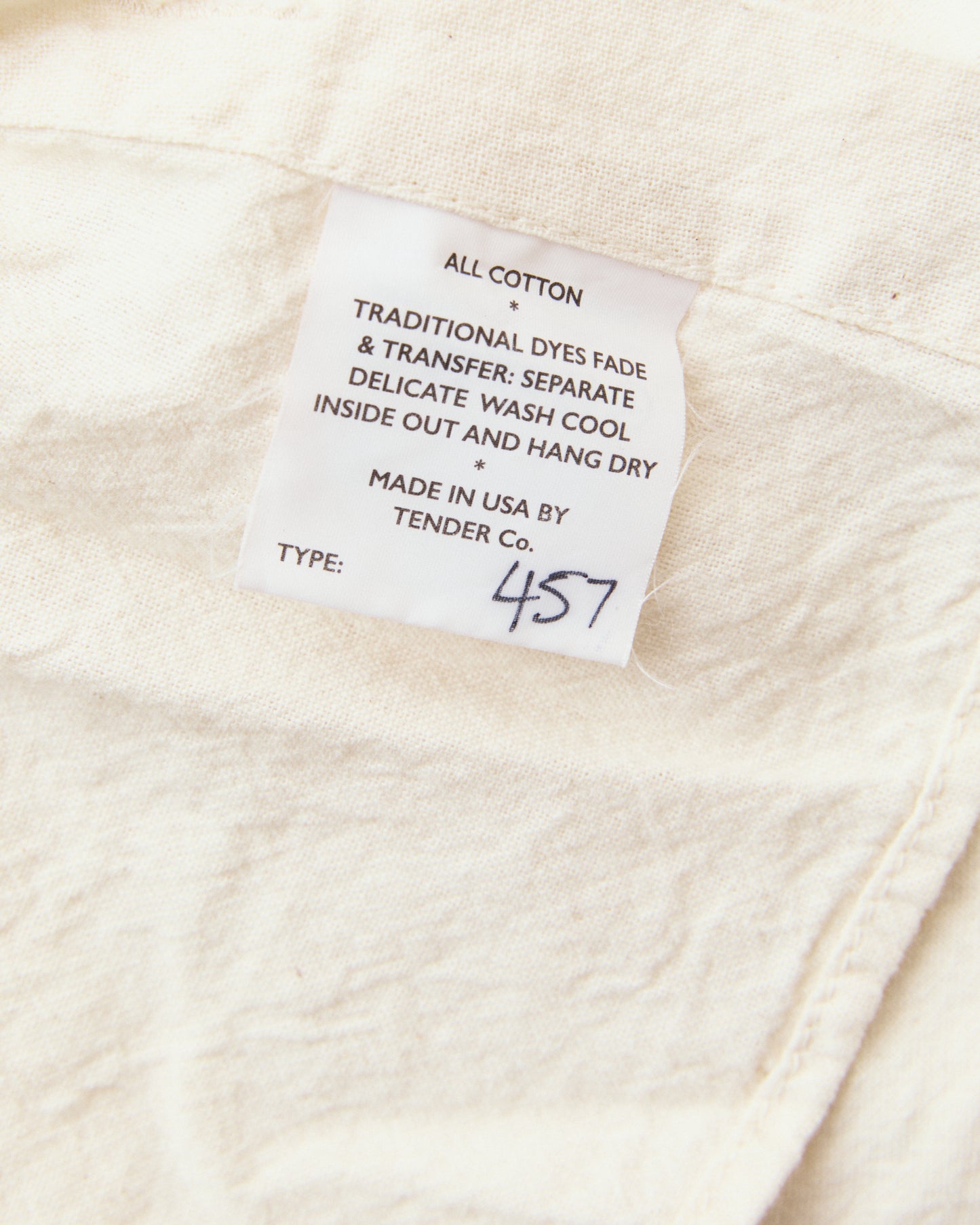 Tender Type 457 Frock Shirt Rinsed