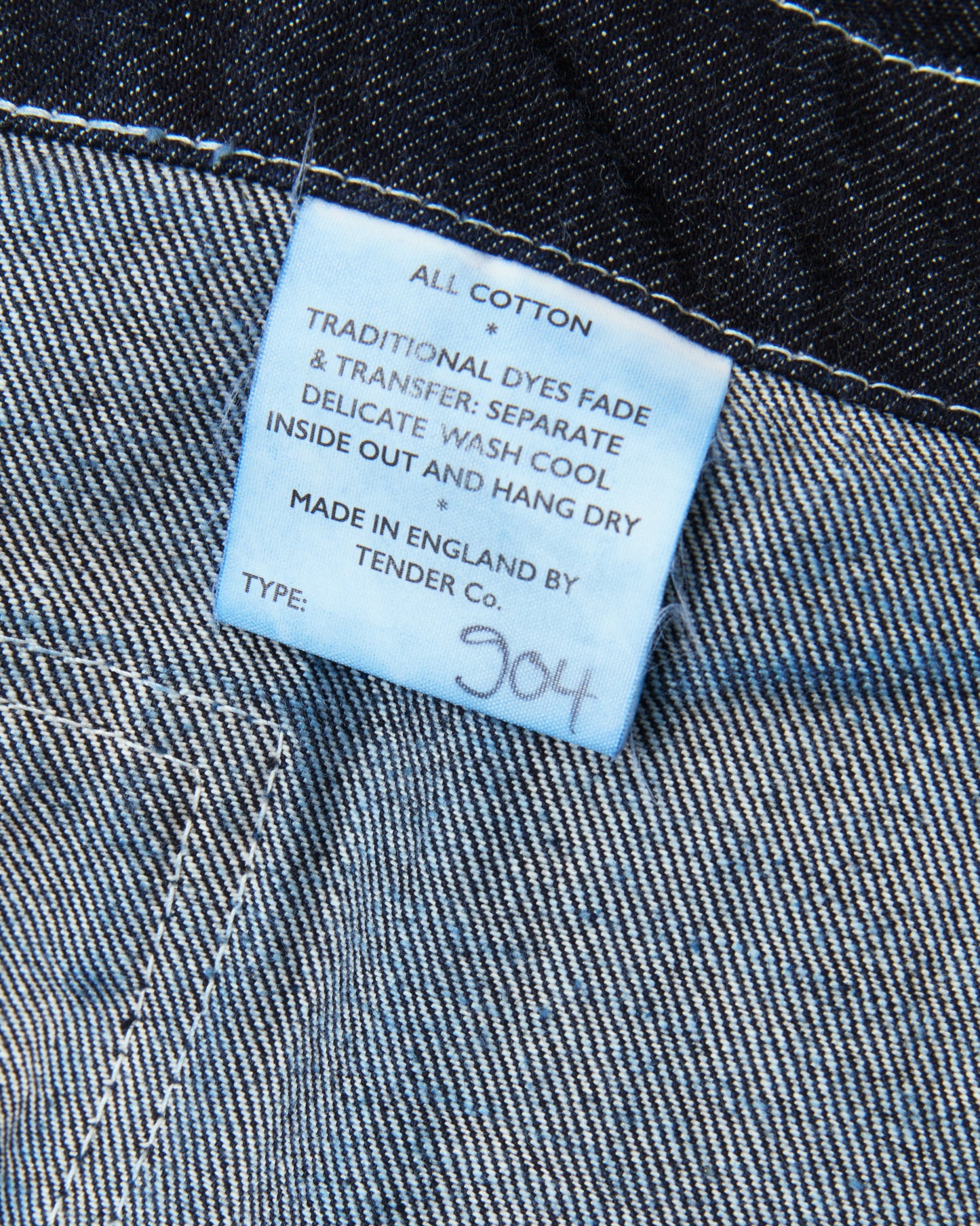 Tender Type 904 Cross Cut Jeans Jacket 16oz Selvage Denim Rinsed