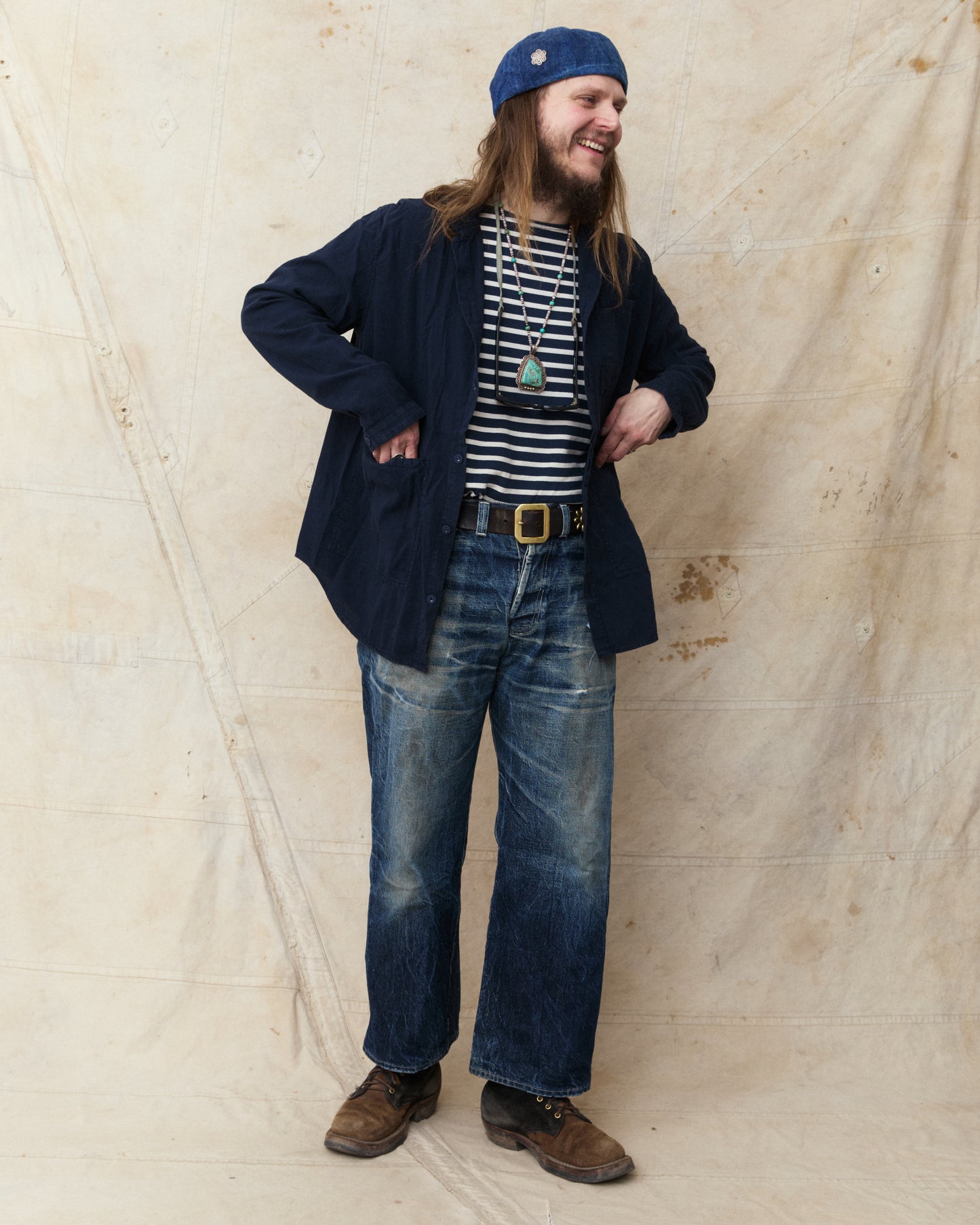 Tender Type 457 Frock Shirt Hadal Blue