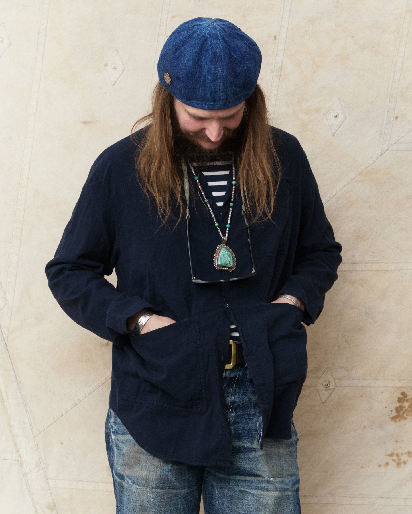 Tender Type 457 Frock Shirt Hadal Blue