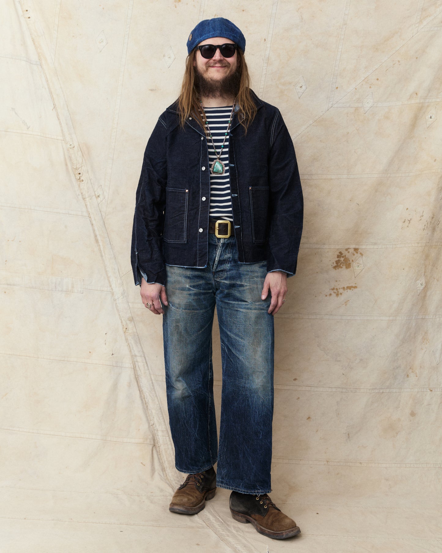 Tender Type 904 Cross Cut Jeans Jacket 16oz Selvage Denim Rinsed