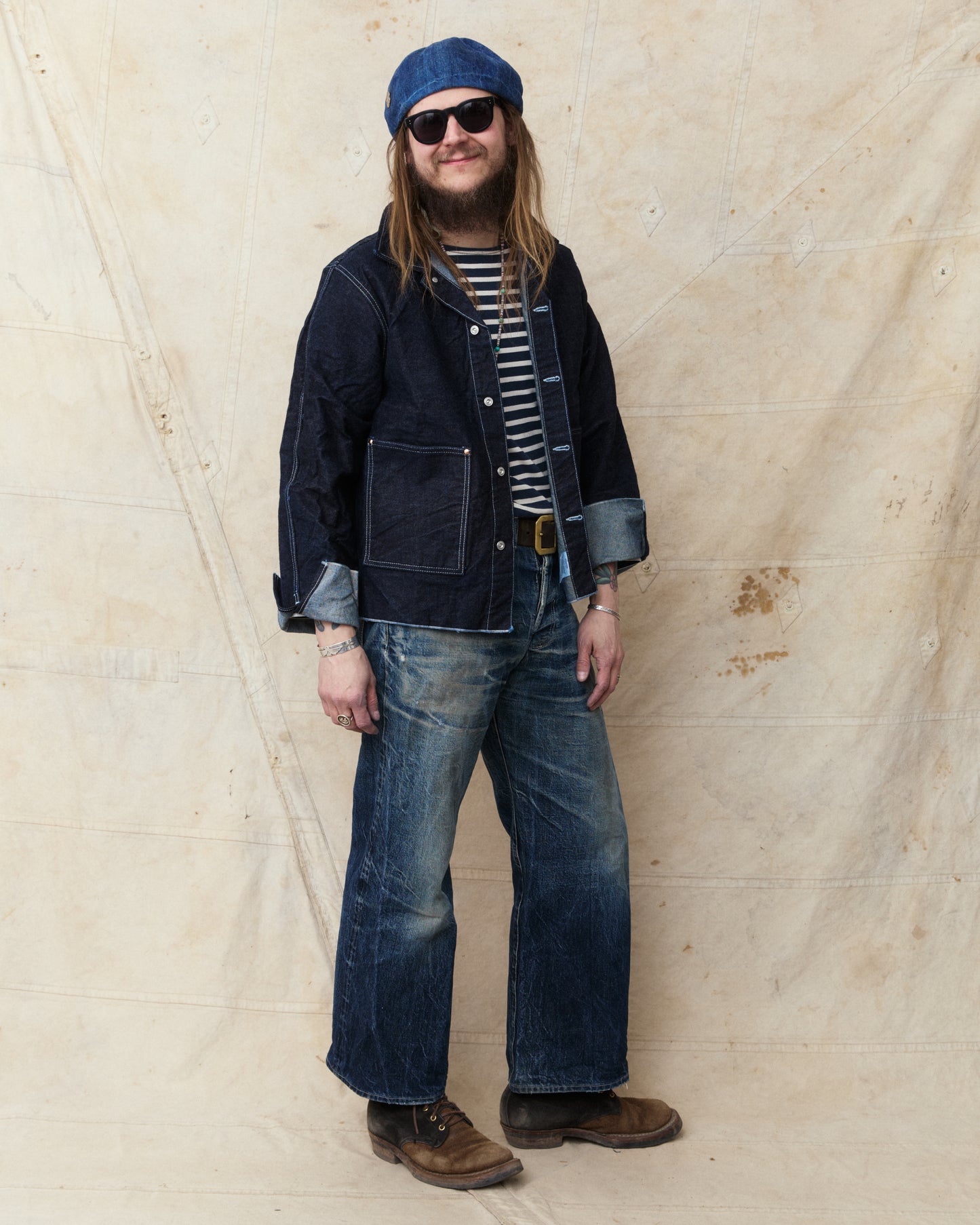 Tender Type 904 Cross Cut Jeans Jacket 16oz Selvage Denim Rinsed