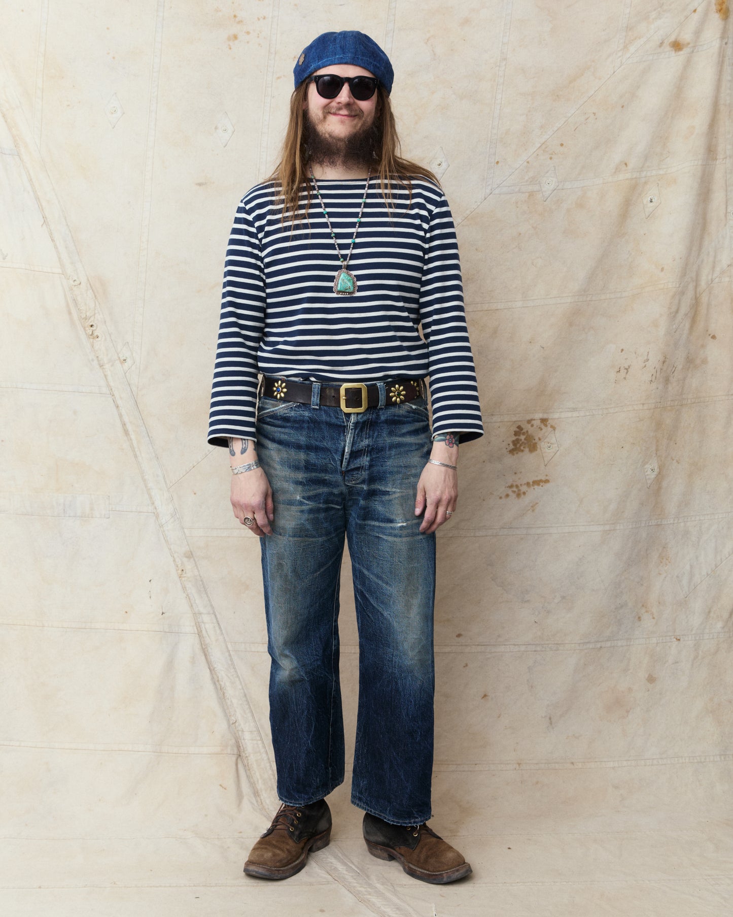 Tender Type 136 Oxford Jeans 16 oz Rinsed Selvage Denim