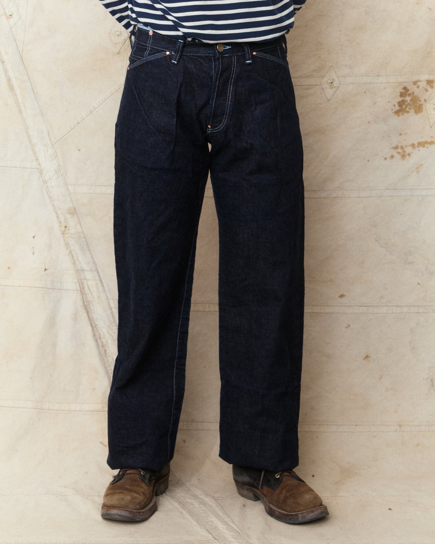 Tender Type 136 Oxford Jeans 16 oz Rinsed Selvage Denim