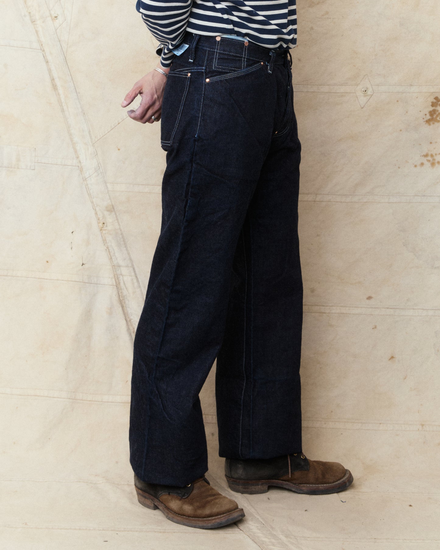 Tender Type 136 Oxford Jeans 16 oz Rinsed Selvage Denim