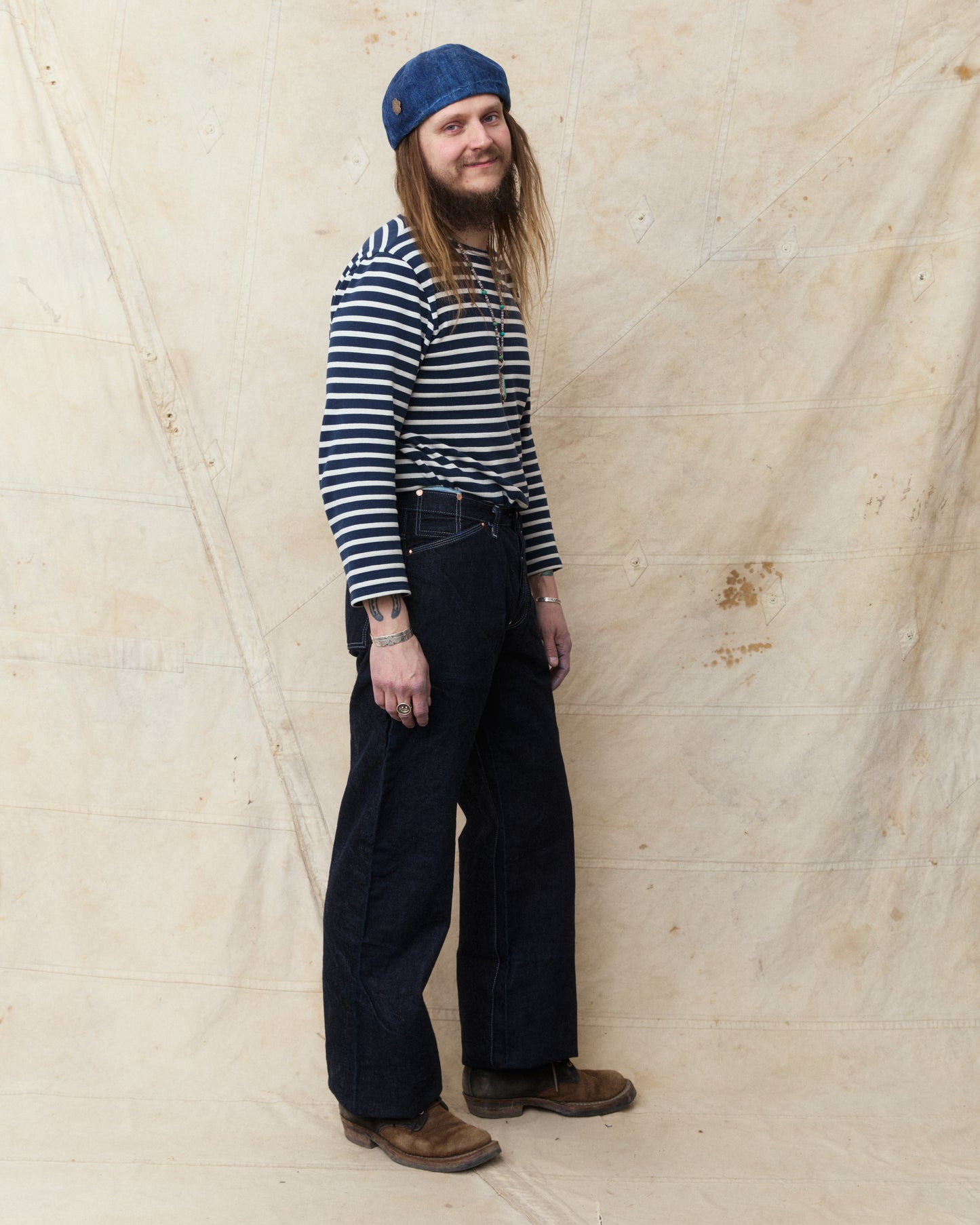 Tender Type 136 Oxford Jeans 16 oz Rinsed Selvage Denim