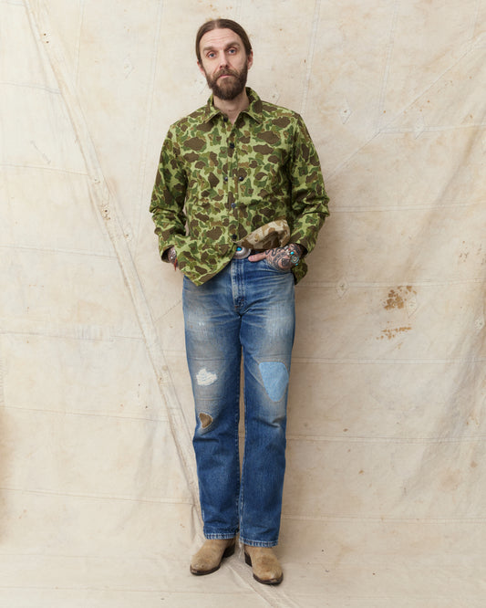 Buzz Rickson's BR15884 USMC P-44 Camo Jacket Herringbone Twill