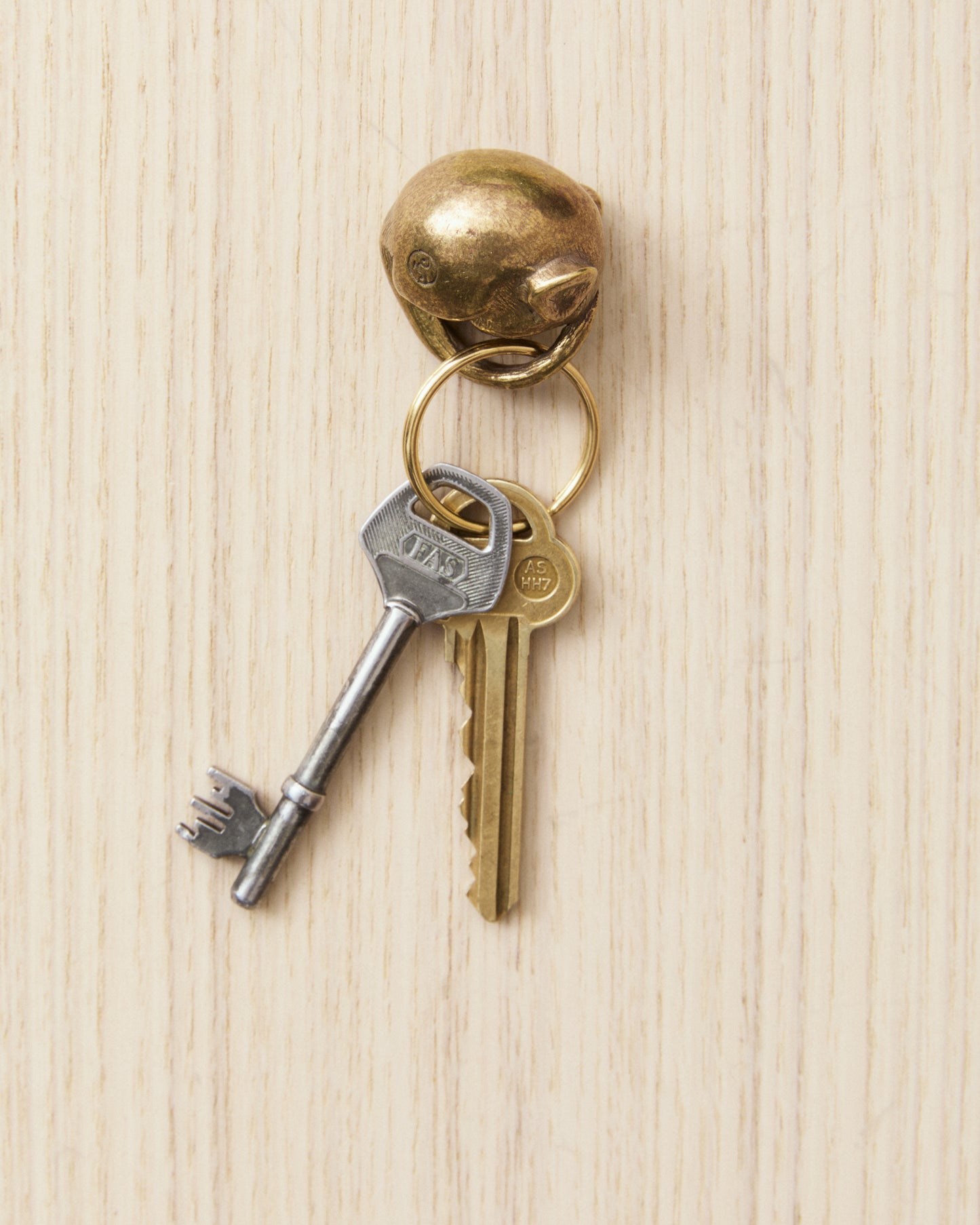 Tender Brass Dormouse Keyring