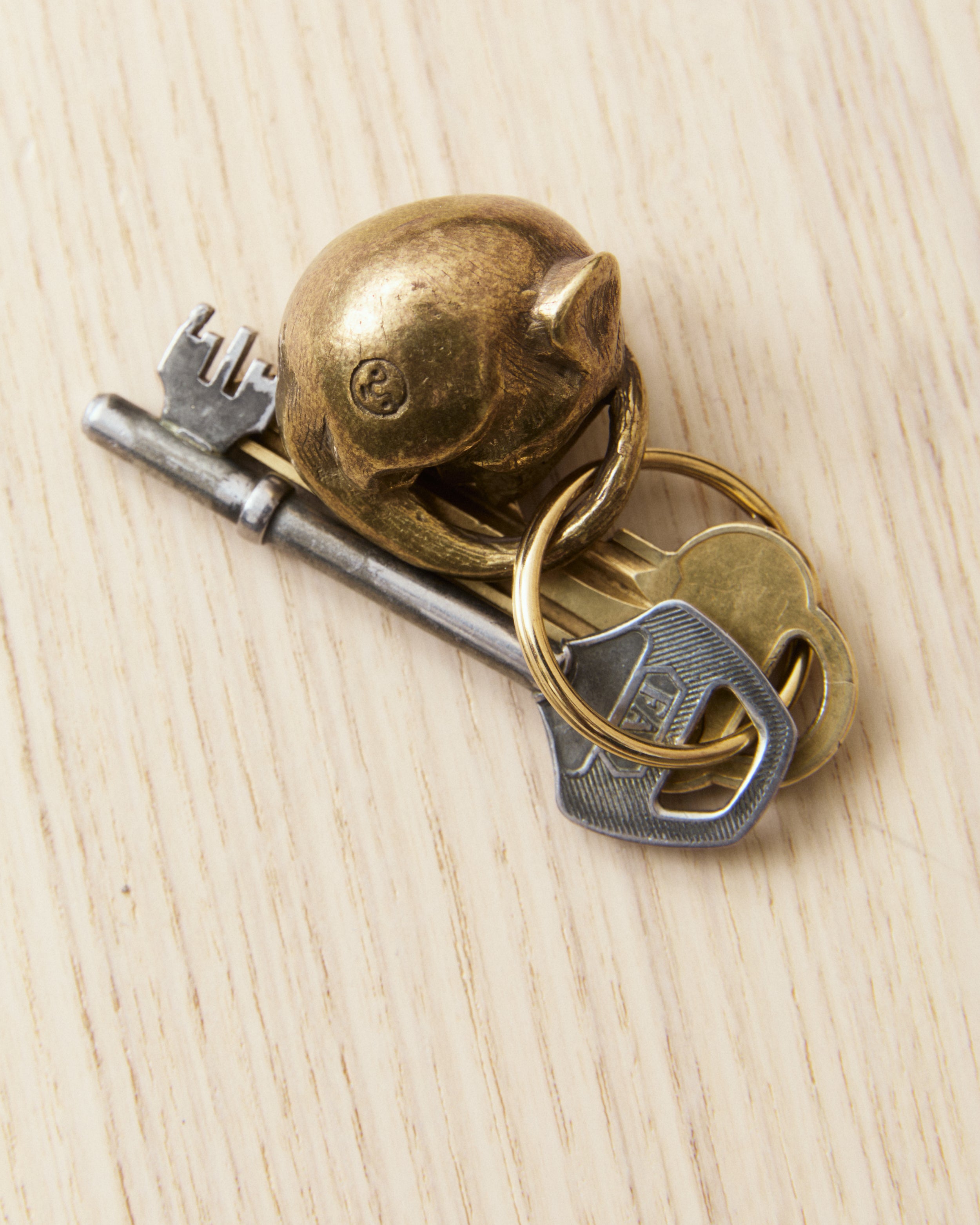Tender Brass Dormouse Keyring – Second Sunrise