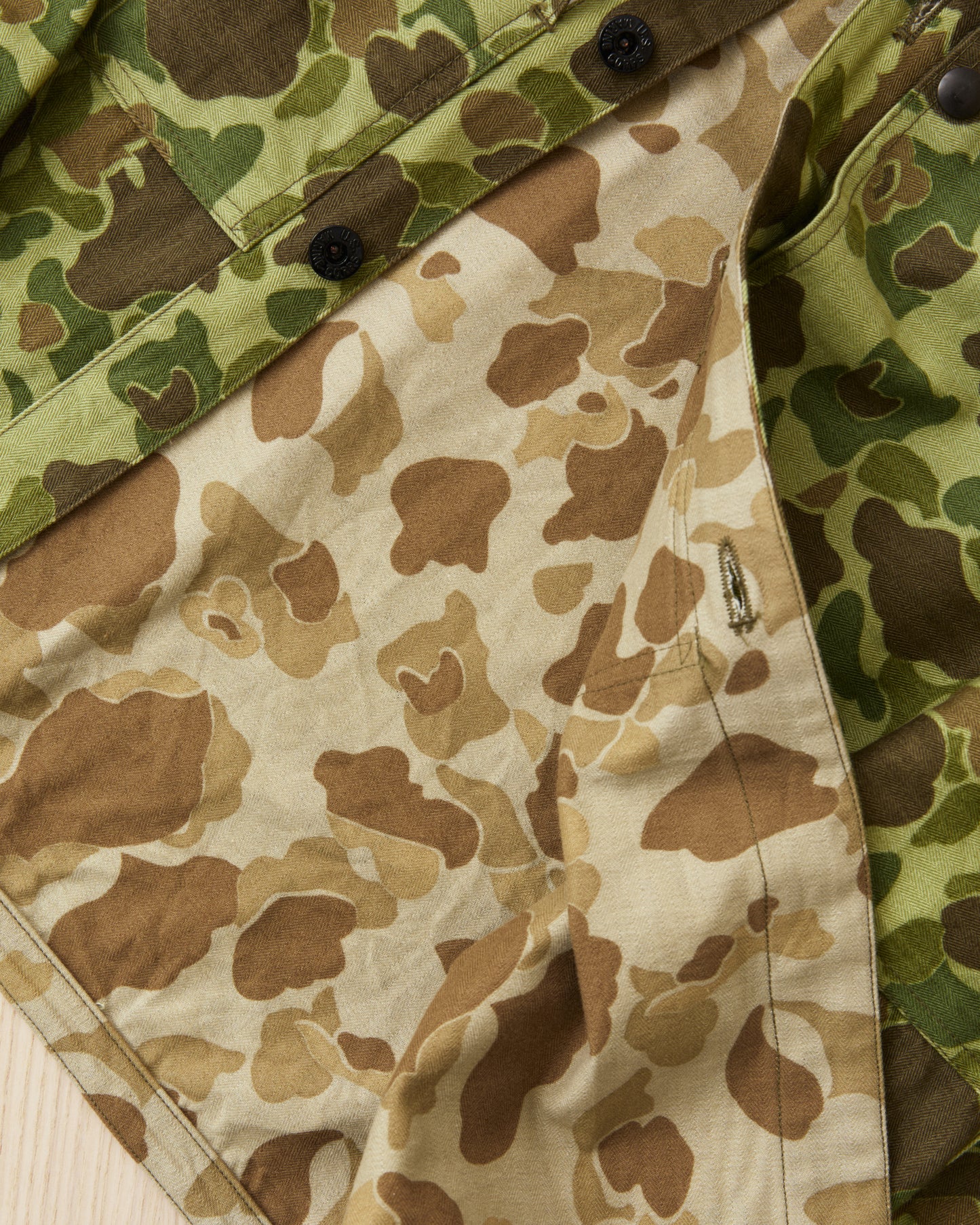 Buzz Rickson's BR15884 USMC P-44 Camo Jacket Herringbone Twill