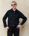 Sugar Cane & Co Satin Western Jacket Black SC15906