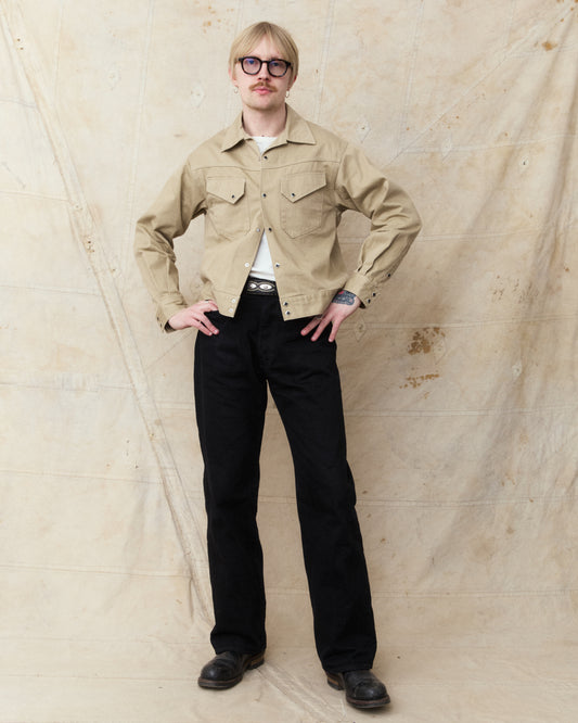 Sugar Cane & Co Satin Western Jacket Beige SC15906