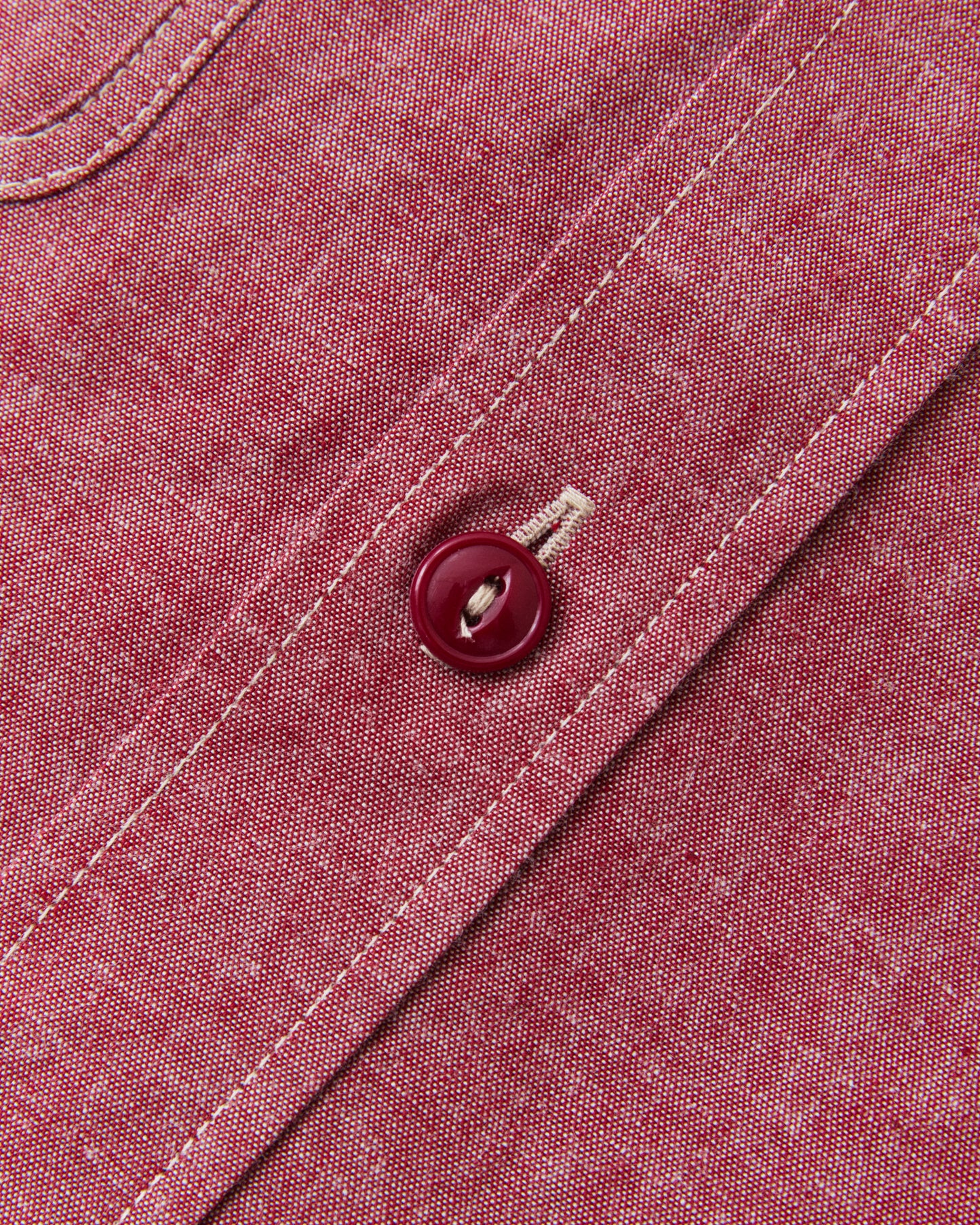 Sugar Cane & Co. Red Chambray Work Shirt SC29682
