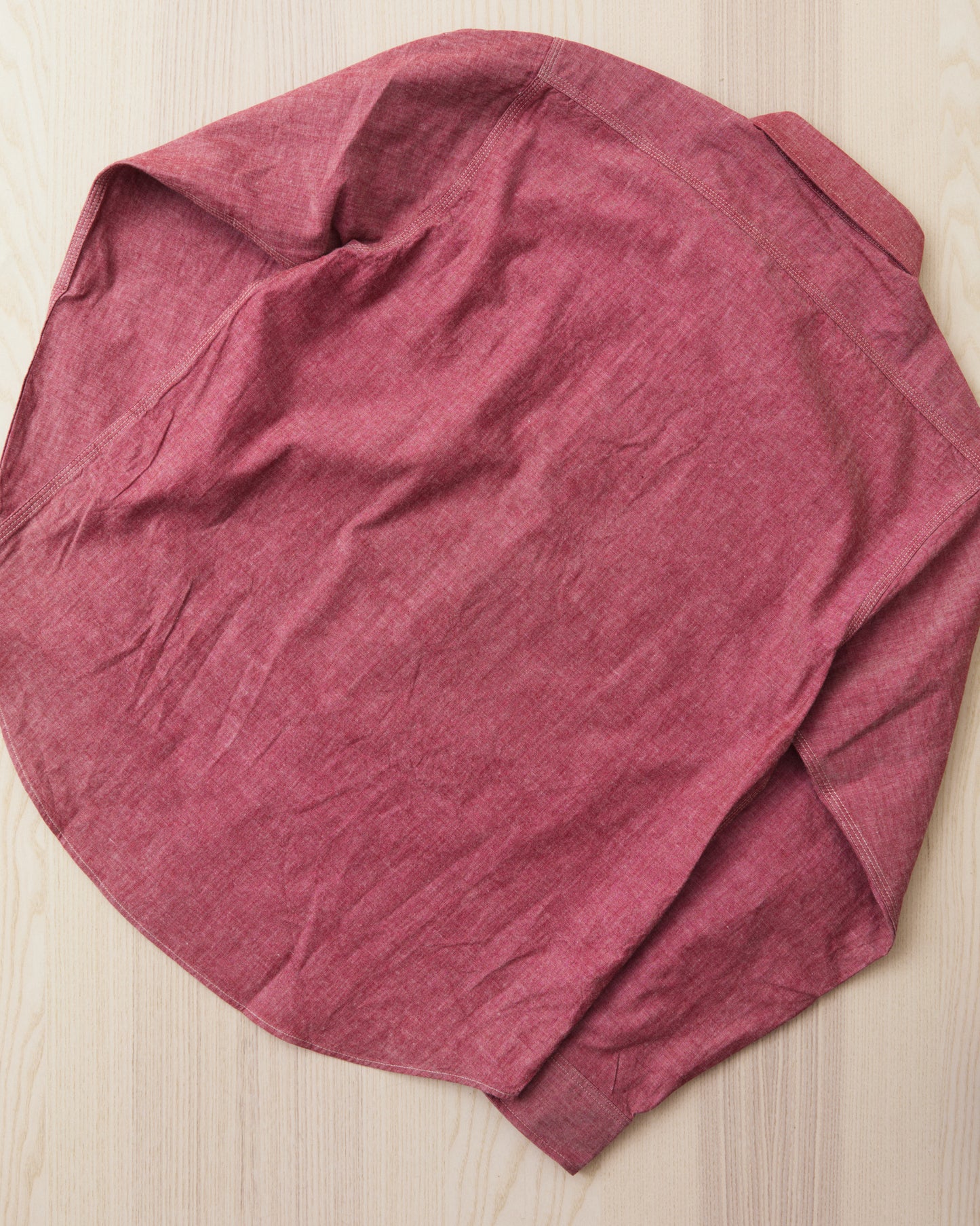 Sugar Cane & Co. Red Chambray Work Shirt SC29682