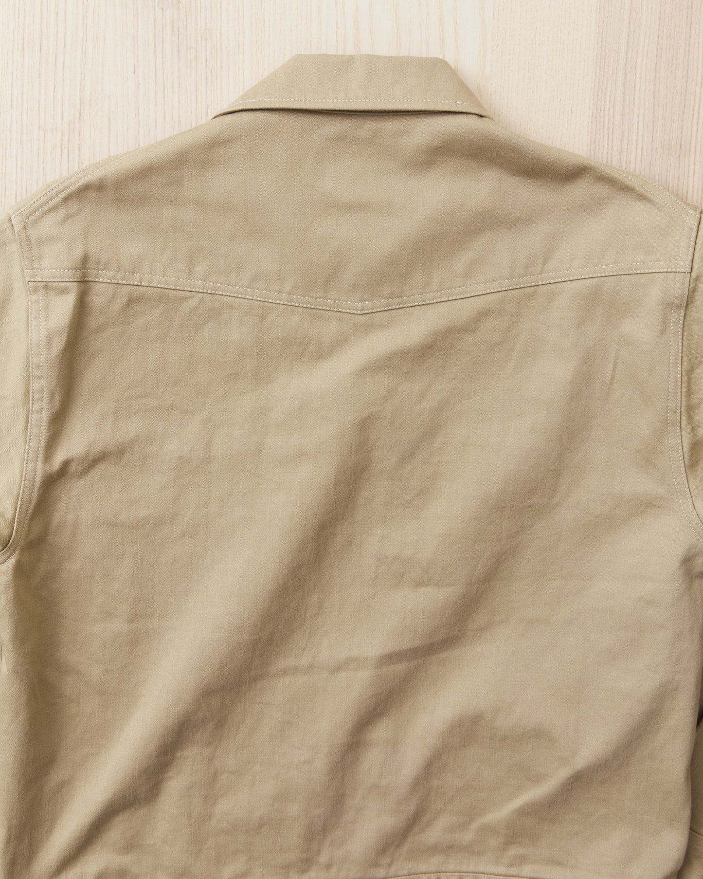 Sugar Cane & Co Satin Western Jacket Beige SC15906