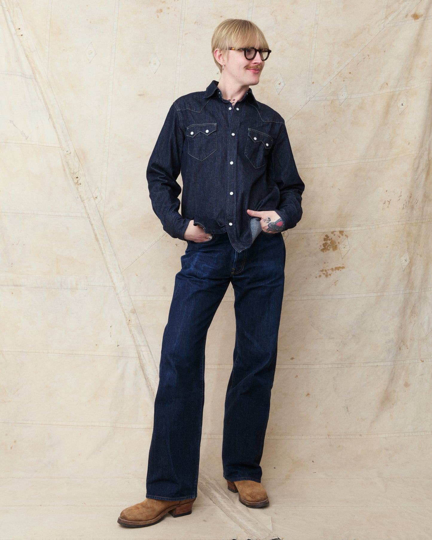 Indigofera Bowman 10oz Indigo Denim Shirt