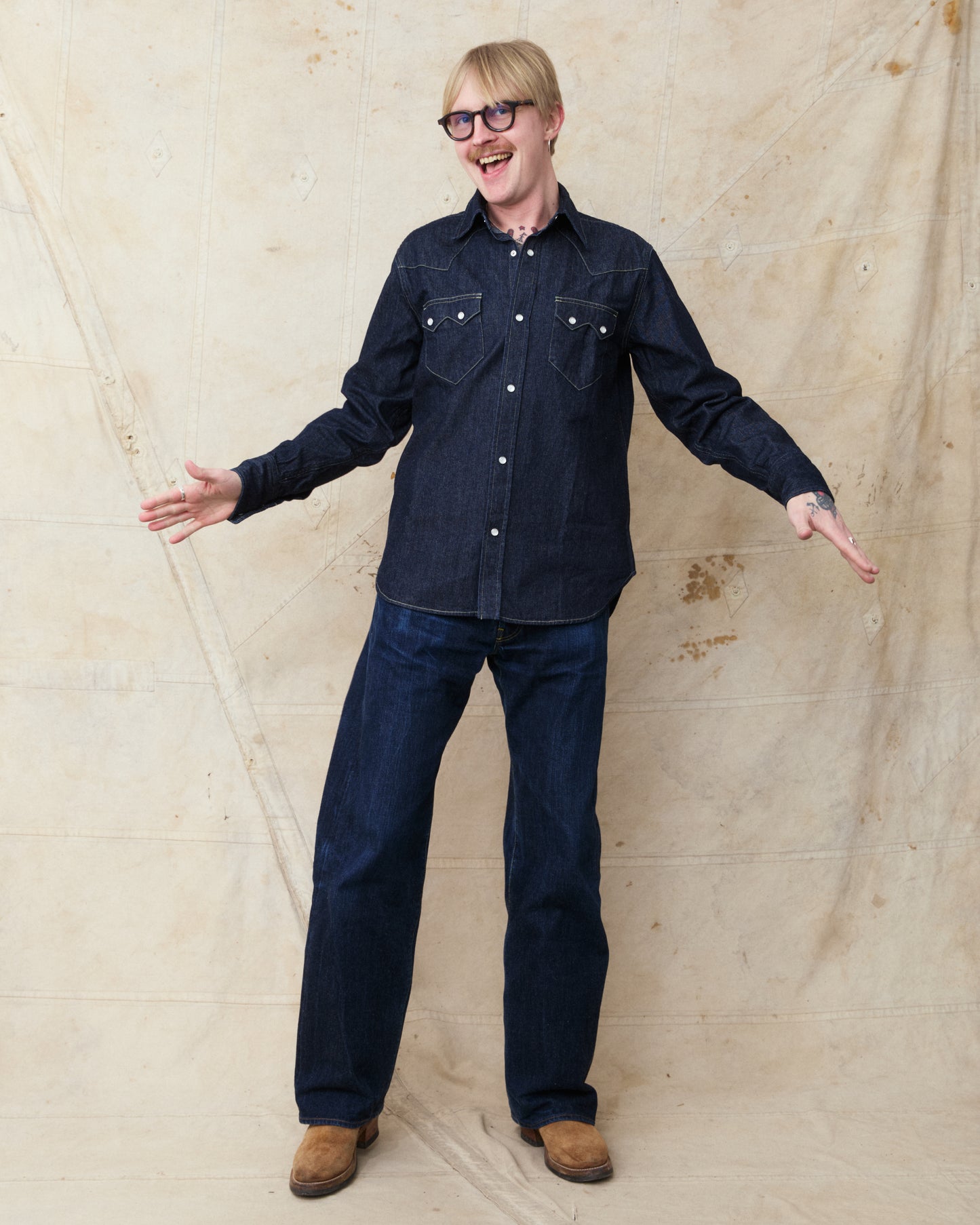 Indigofera Bowman 10oz Indigo Denim Shirt