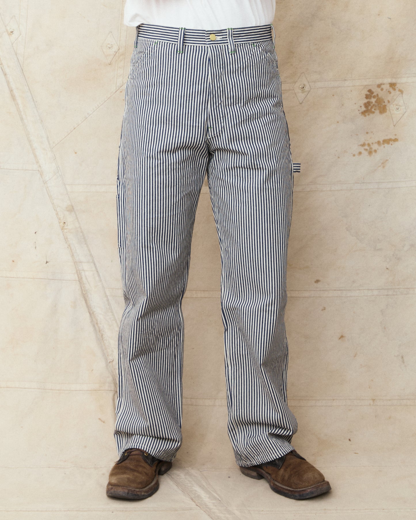 Sugar Cane & Co. 11oz. Hickory Stripe Work Pants SC42496