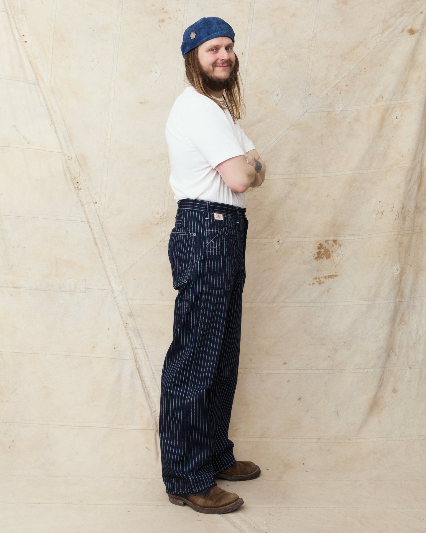 Sugar Cane & Co. Wabash Stripe Engineer Pants SC40786A