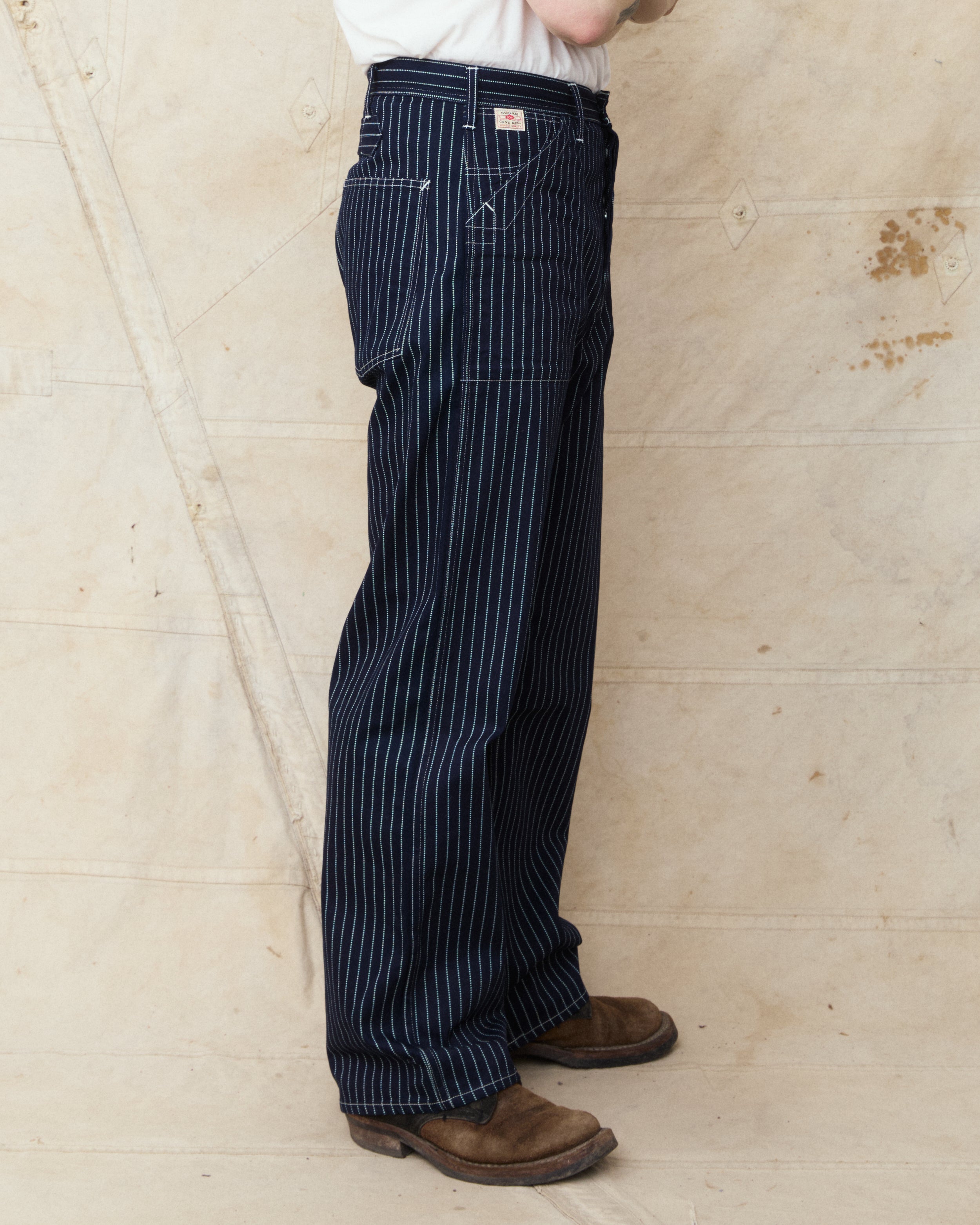 SUGAR CANE 9oz. WABASH トラウザーズパンツ　30 SUGAR CANE シュガーケーン SC40786 ストライプ ウォバッシュ パンツ