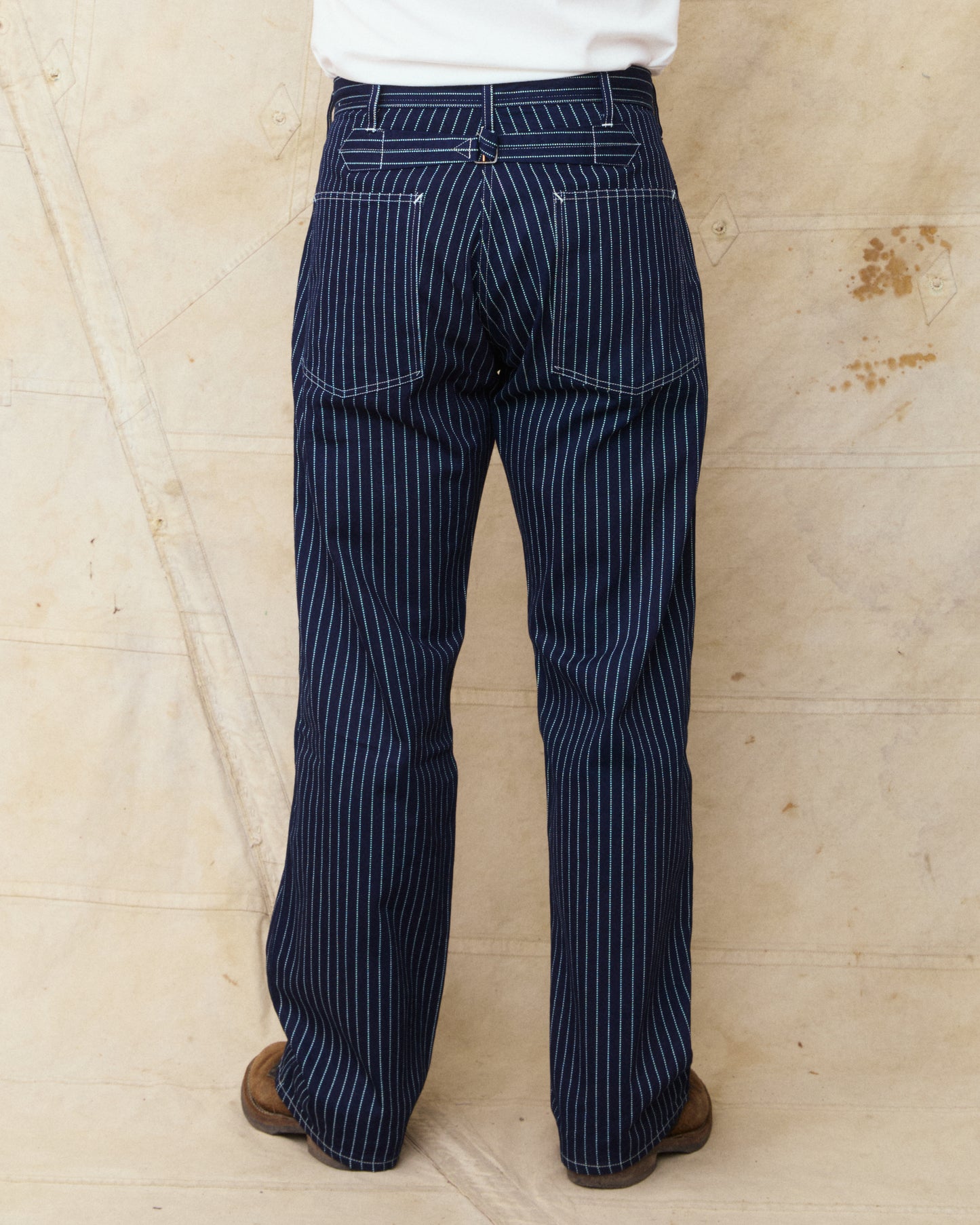 Sugar Cane & Co. Wabash Stripe Engineer Pants SC40786A