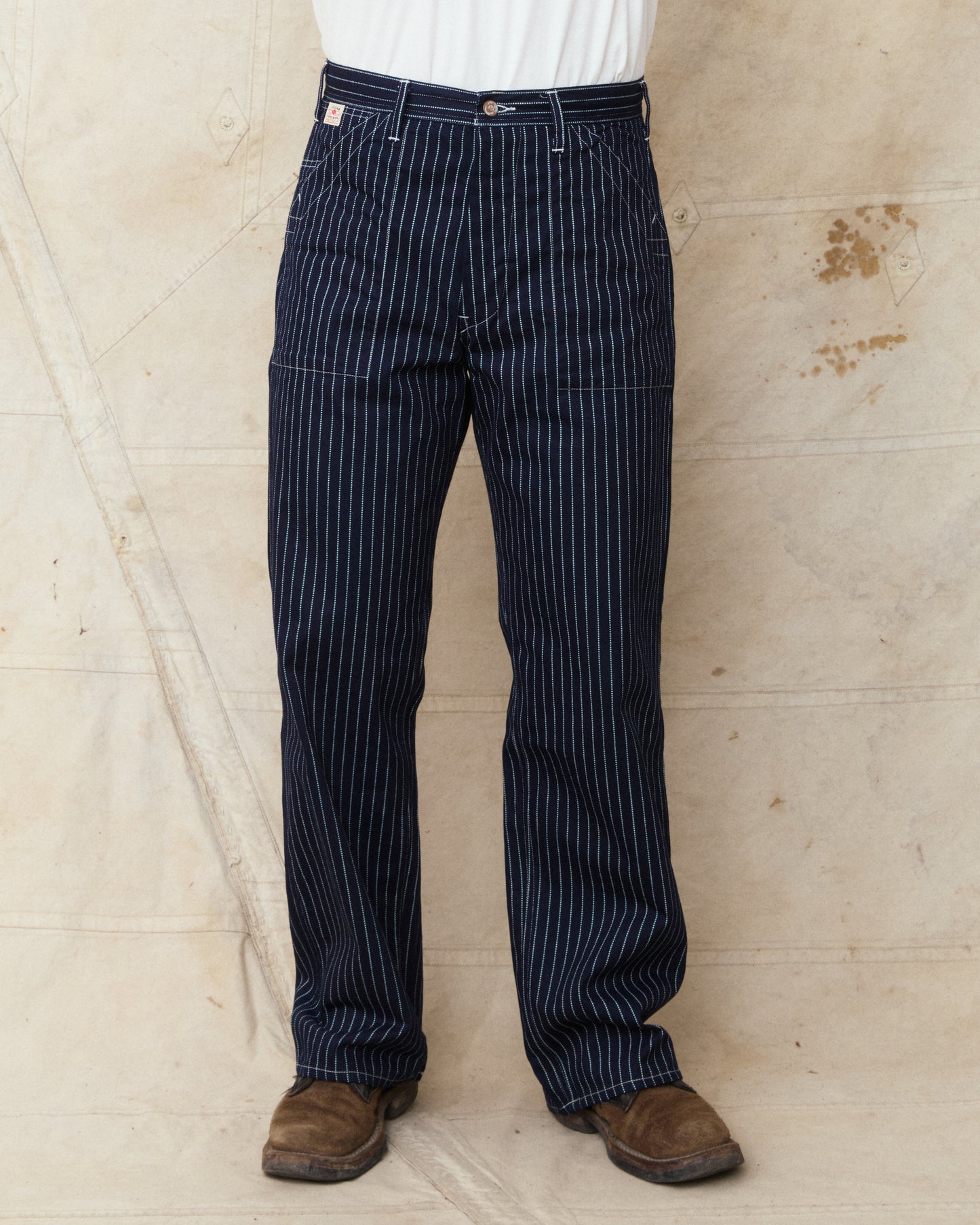 Sugar Cane & Co. Wabash Stripe Engineer Pants SC40786A