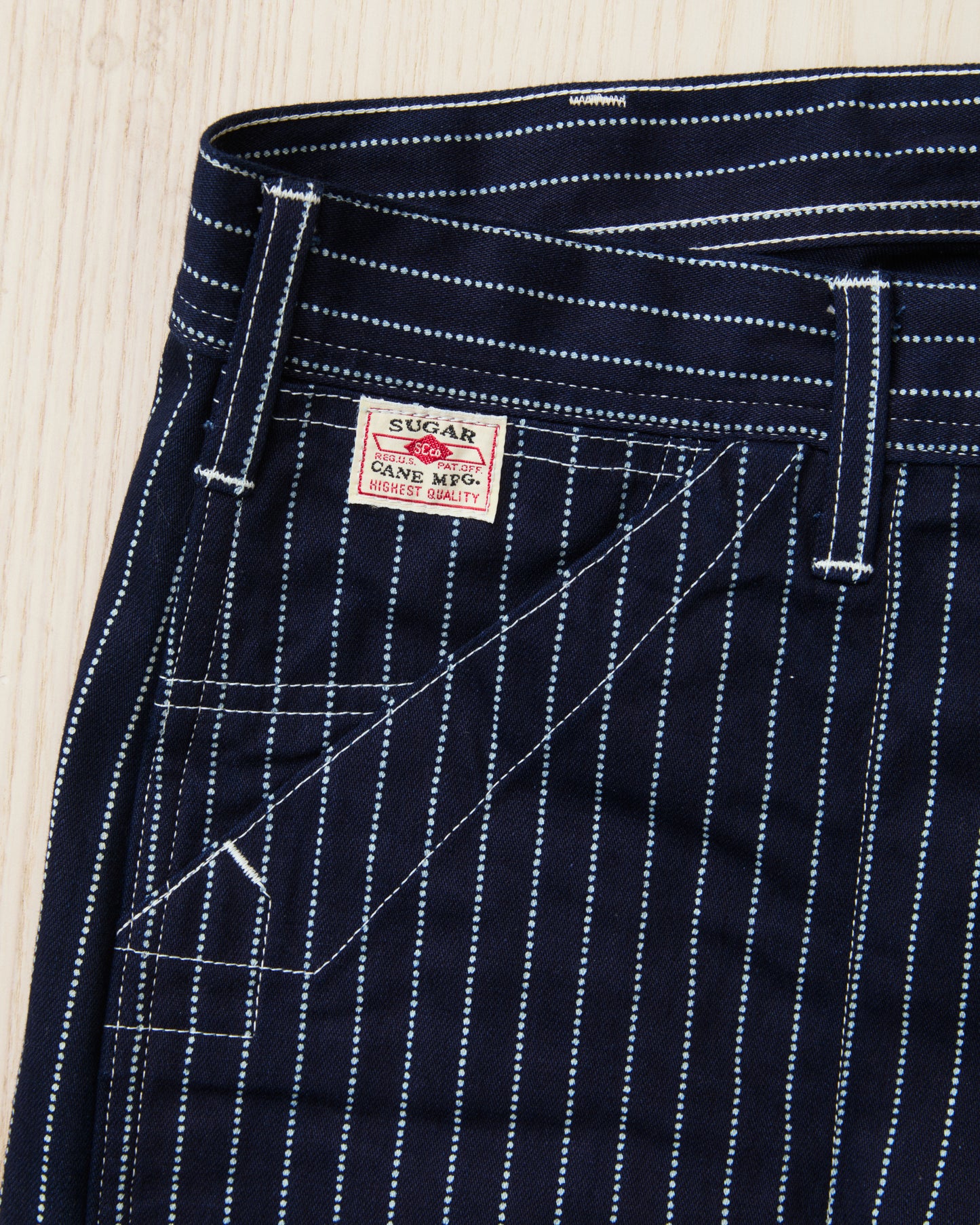 Sugar Cane & Co. Wabash Stripe Engineer Pants SC40786A