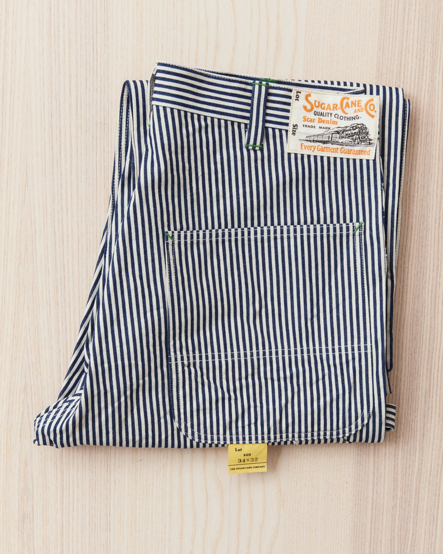 Sugar Cane & Co. 11oz. Hickory Stripe Work Pants SC42496
