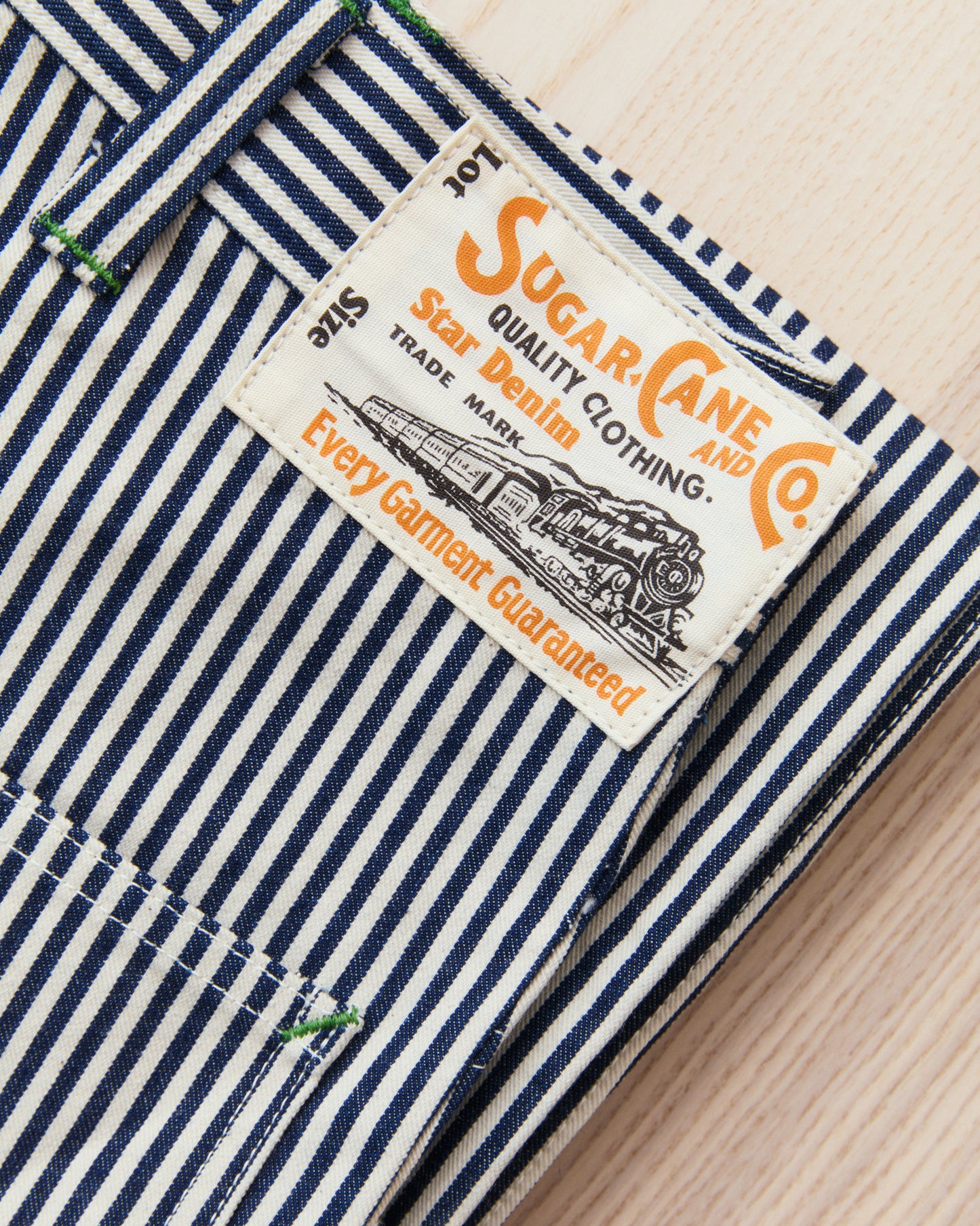 Sugar Cane & Co. 11oz. Hickory Stripe Work Pants SC42496