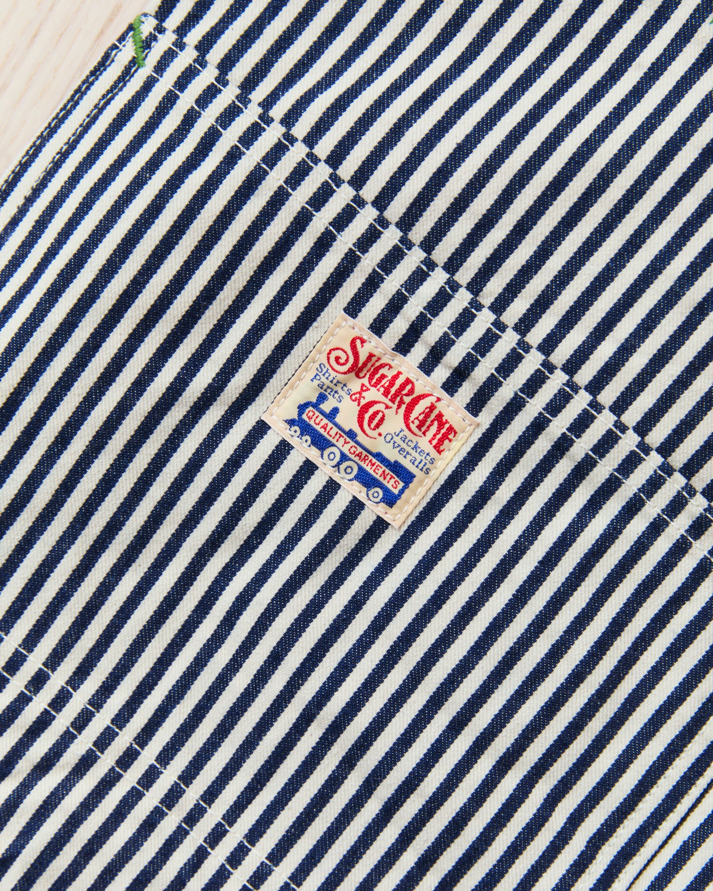 Sugar Cane & Co. 11oz. Hickory Stripe Work Pants SC42496