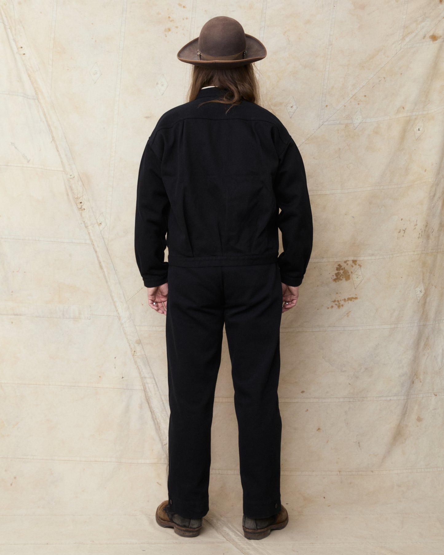 Gråbrodern Norrgårde Jacket Black Twill Lot Nr G777-350-95