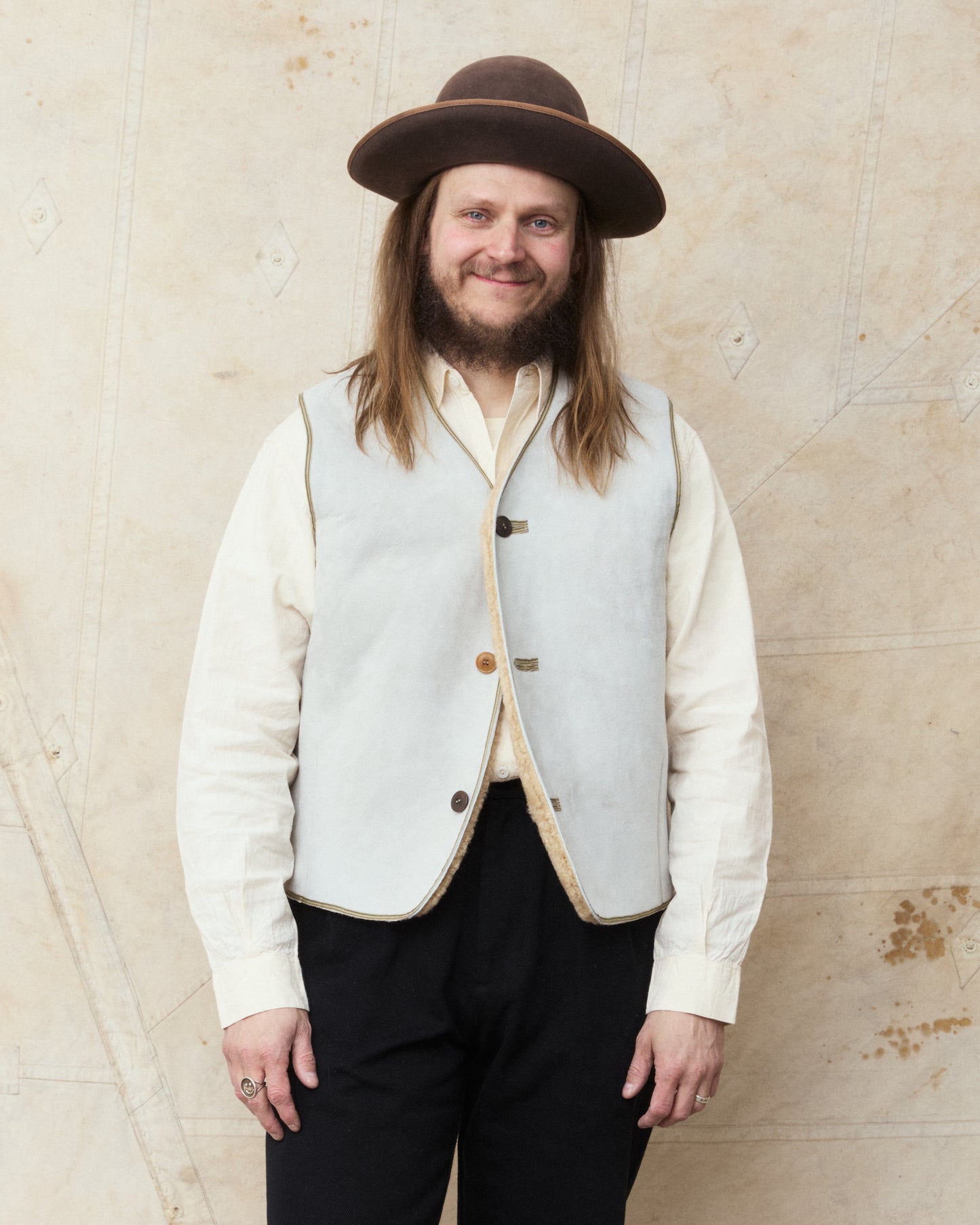 Gråbrodern Bjärges Vest Gotland Shearling Lot Nr G555-623-32