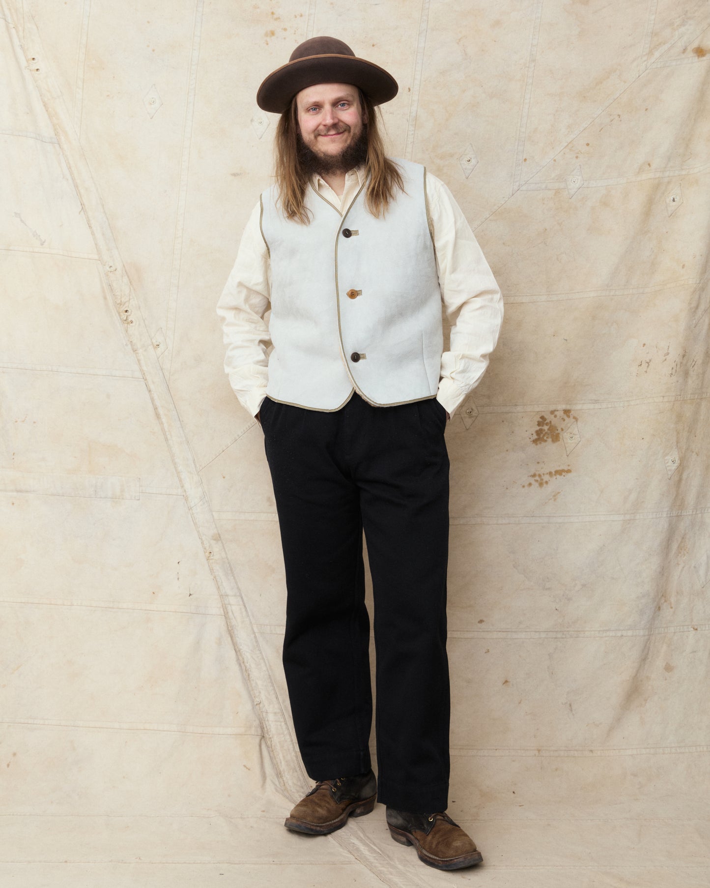 Gråbrodern Bjärges Vest Gotland Shearling Lot Nr G555-623-32