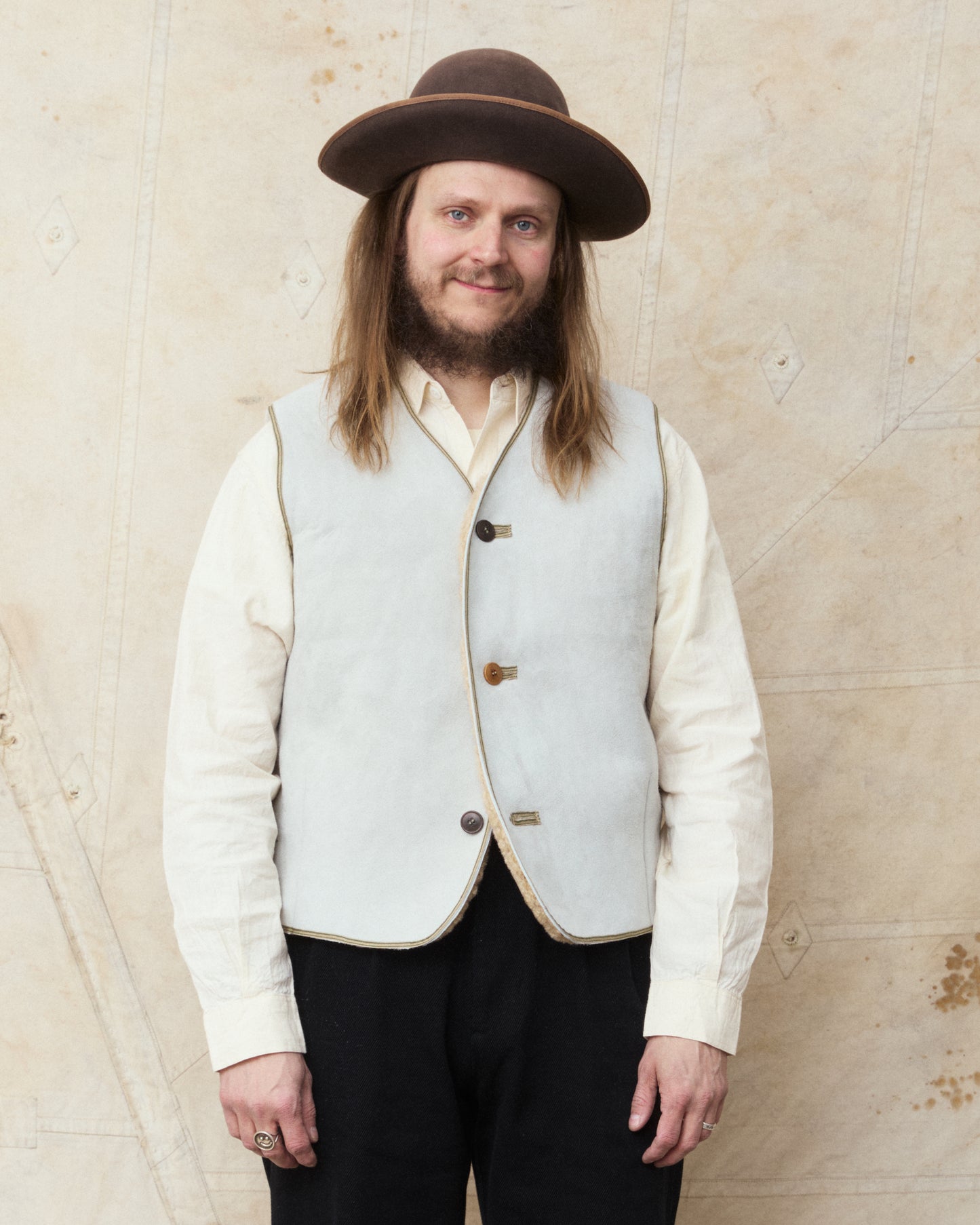 Gråbrodern Bjärges Vest Gotland Shearling Lot Nr G555-623-32