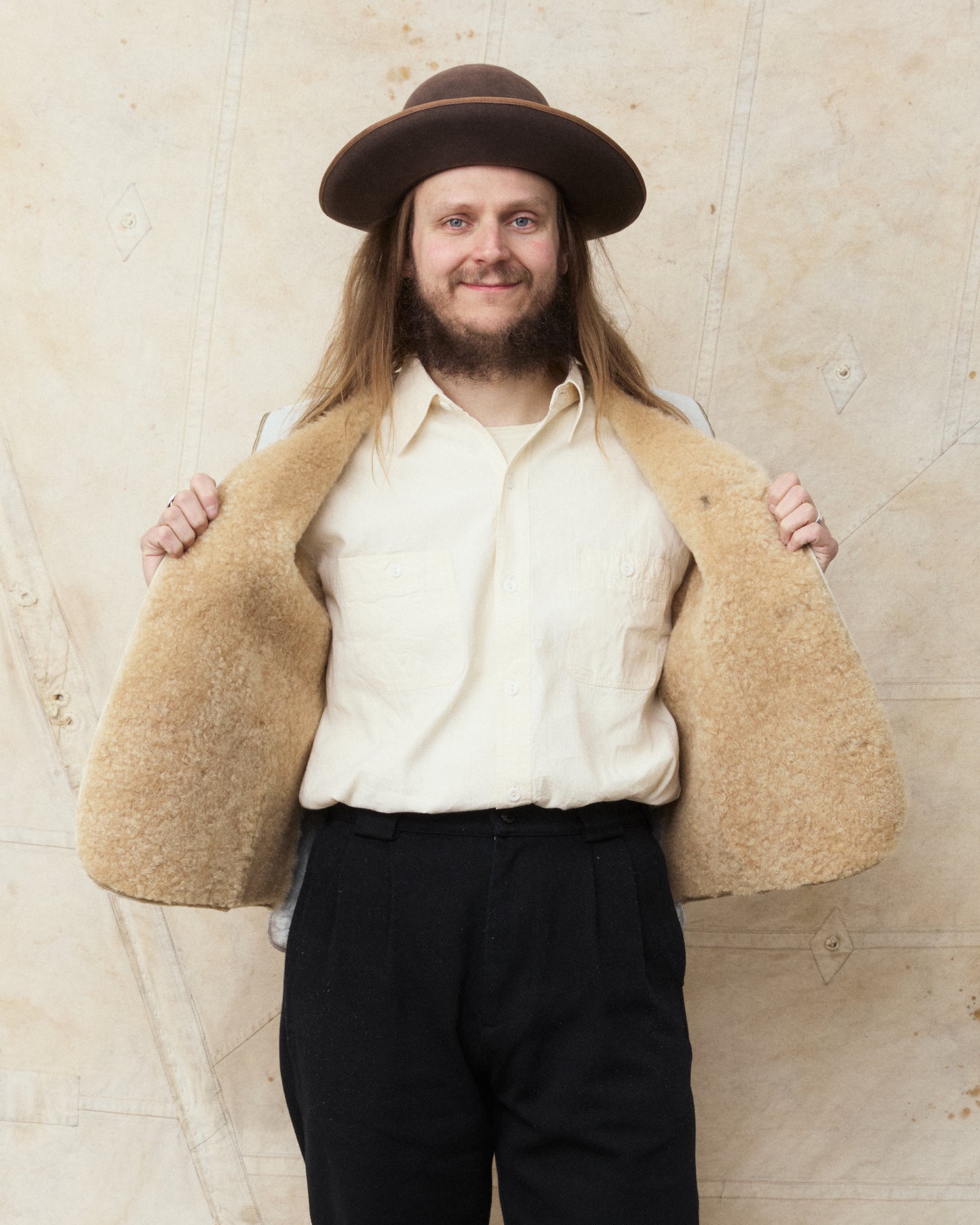 Gråbrodern Bjärges Vest Gotland Shearling Lot Nr G555-623-32