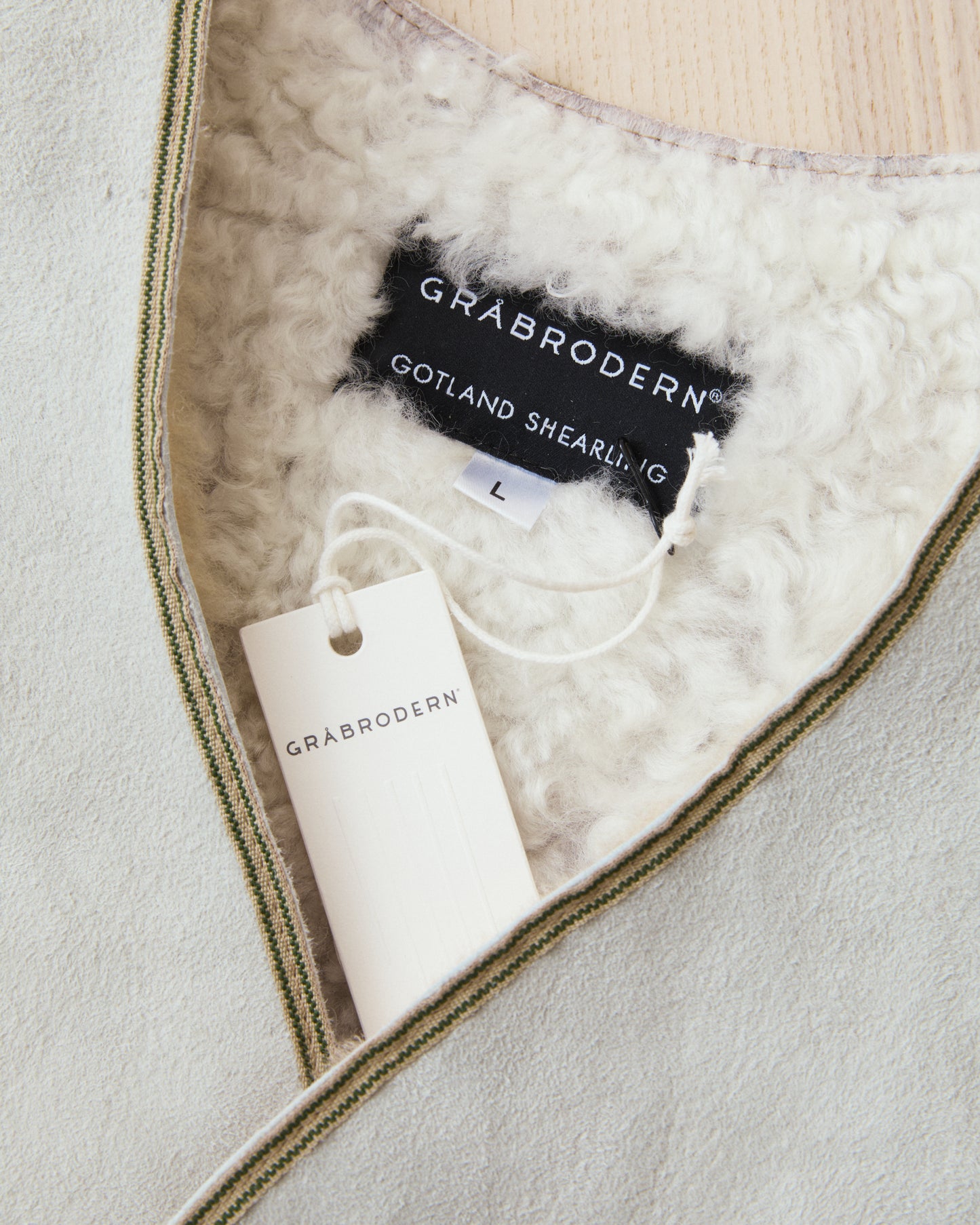 Gråbrodern Bjärges Vest Gotland Shearling Lot Nr G555-623-32