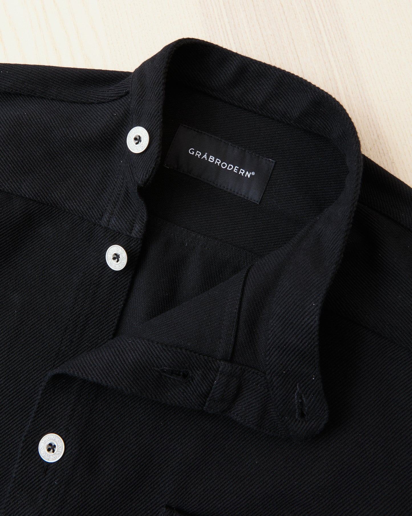 Gråbrodern Norrgårde Jacket Black Twill Lot Nr G777-350-95