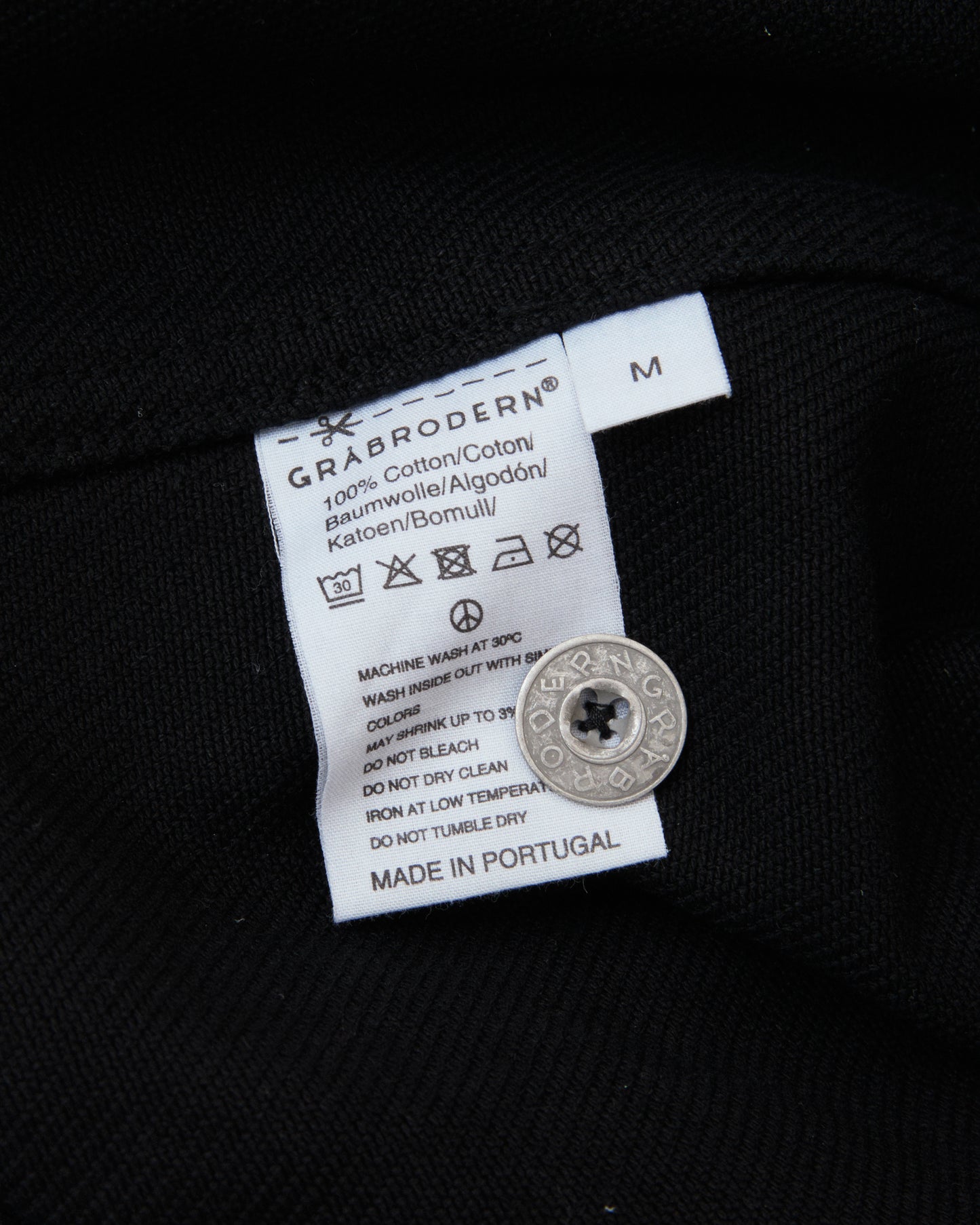 Gråbrodern Norrgårde Jacket Black Twill Lot Nr G777-350-95