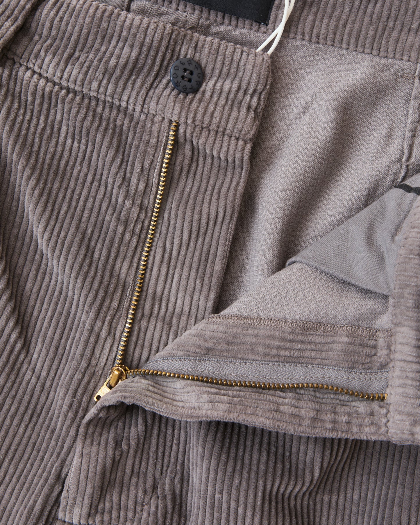 Gråbrodern Eke Pleat Relaxed Chino Steel Corduroy Light Rinse