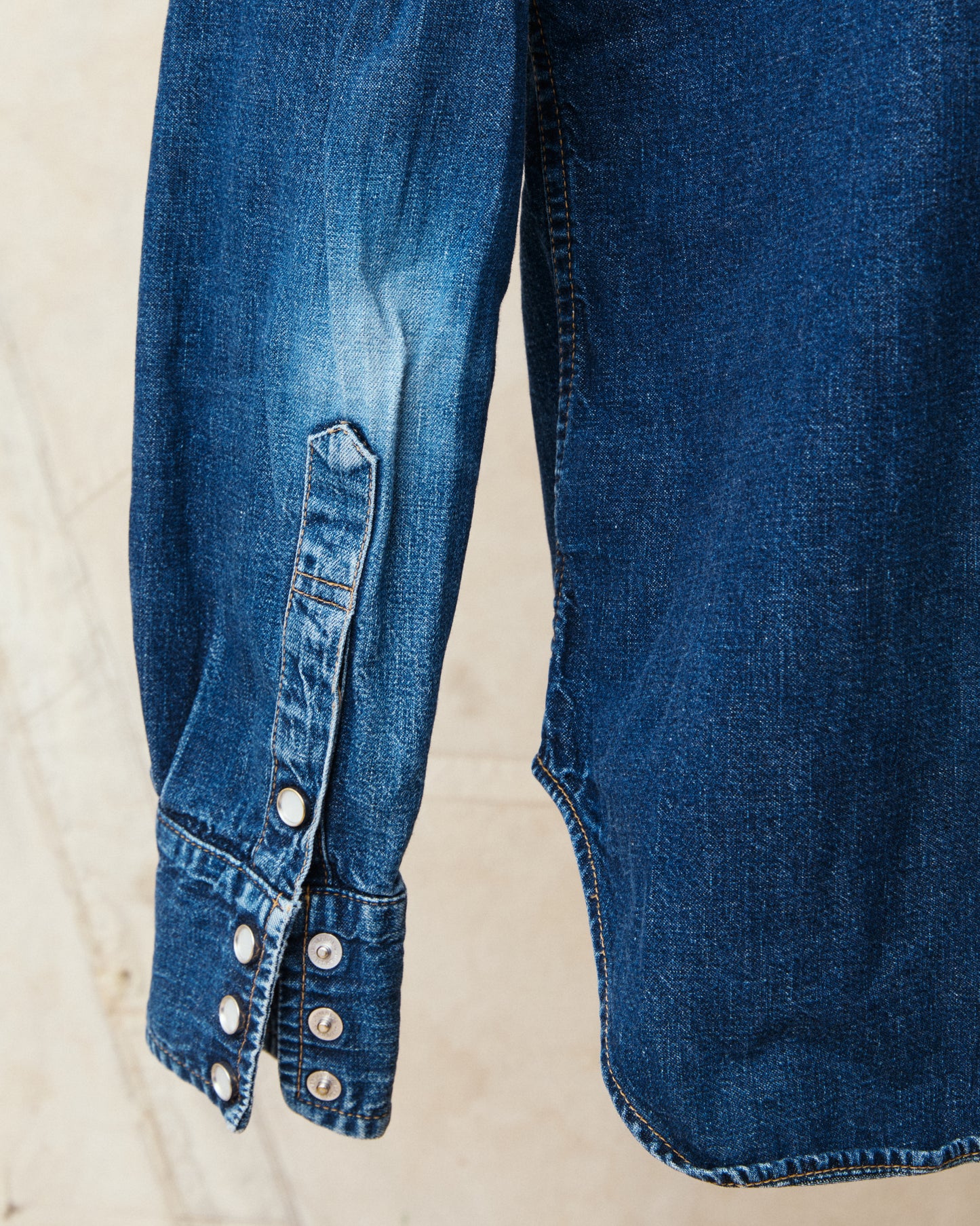 Second Hand TCB Jeans Ranchman Denim Shirt Size 40