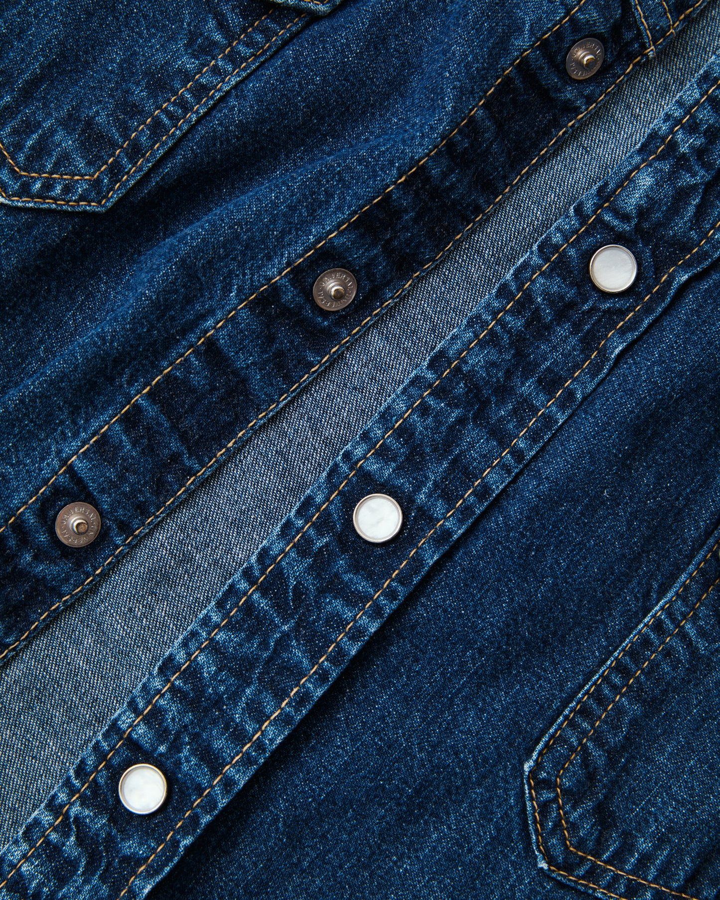 Second Hand TCB Jeans Ranchman Denim Shirt Size 40
