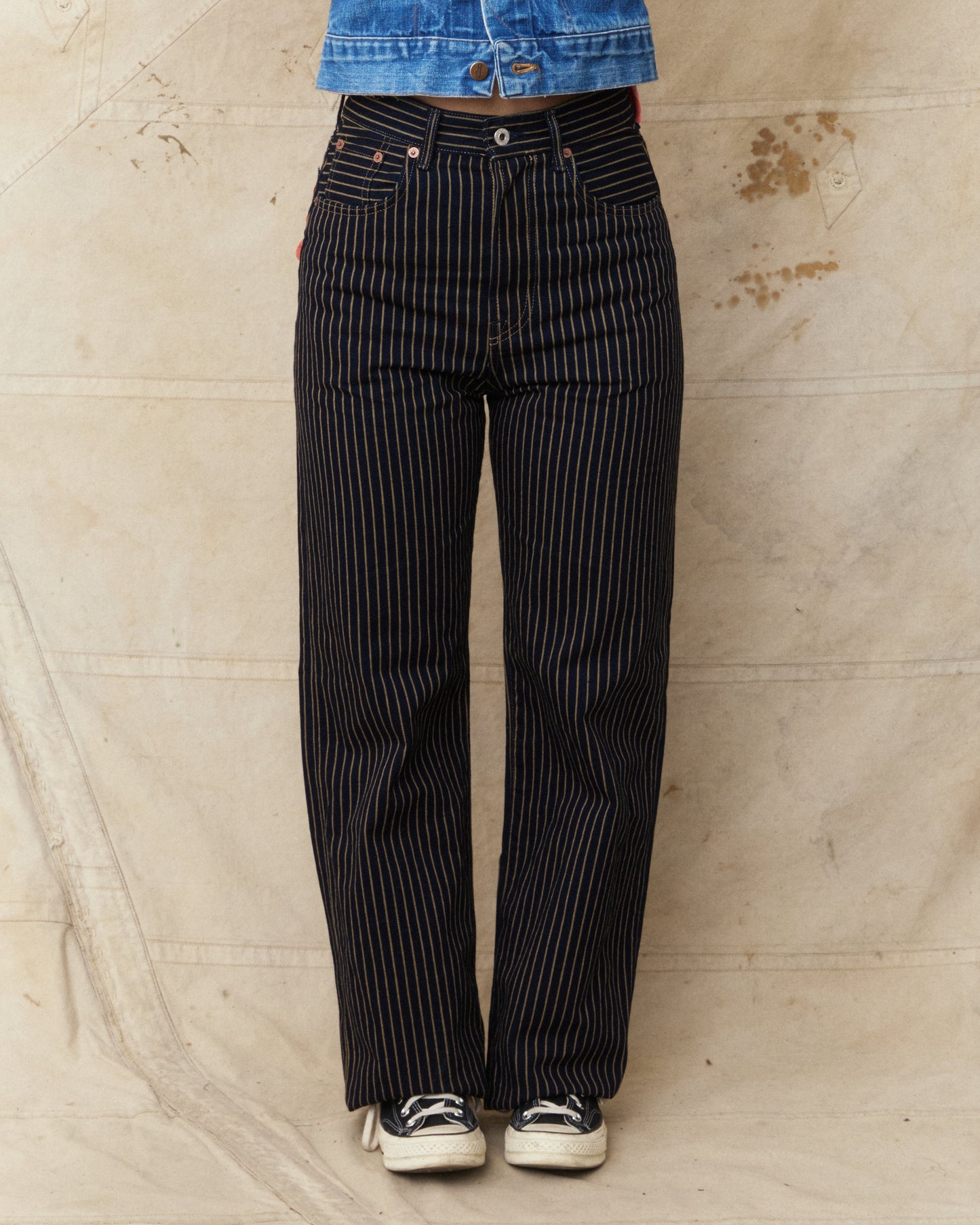 Indigofera Roslyn Women's Jeans Single Stripe