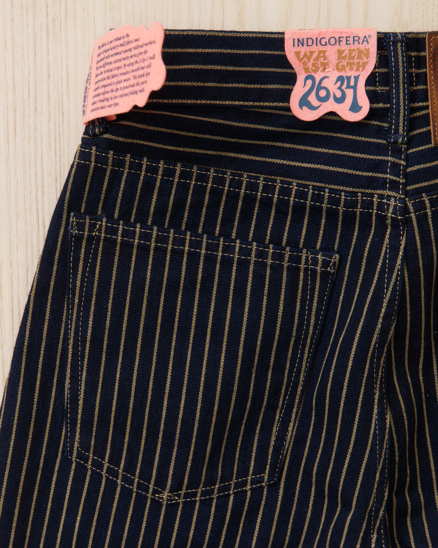 Indigofera Roslyn Women's Jeans Single Stripe