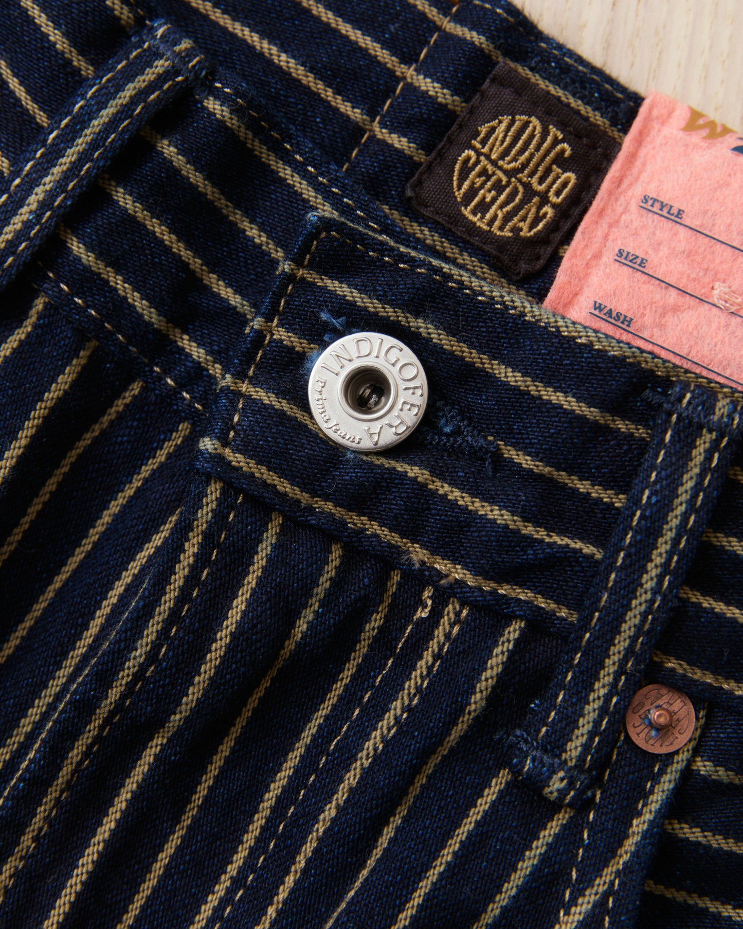 Indigofera Roslyn Women's Jeans Single Stripe