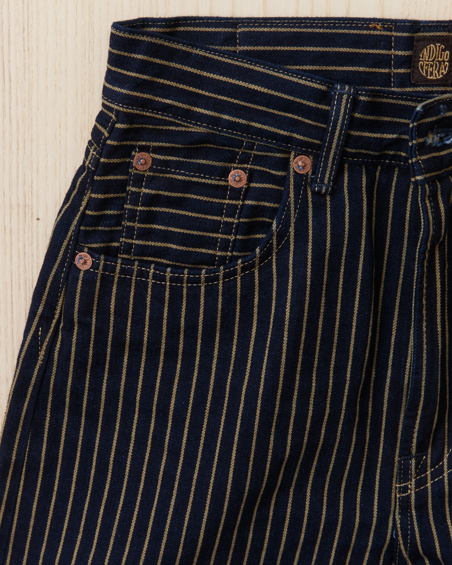 Indigofera Roslyn Women's Jeans Single Stripe