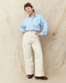 Bryceland's The Emmeline Label Janet Jeans Ecru One Wash