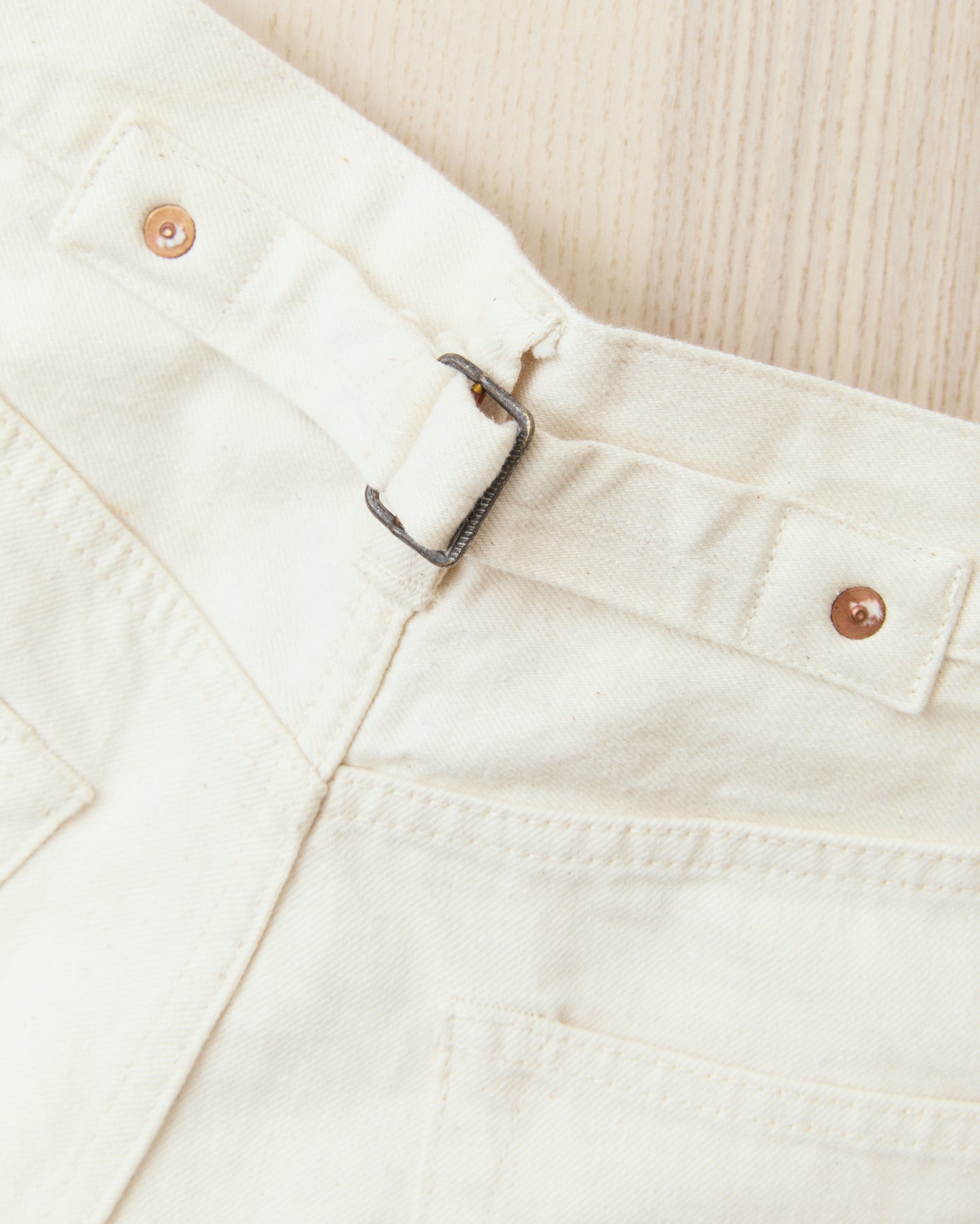 Bryceland's The Emmeline Label Janet Jeans Ecru One Wash